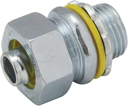 RACO 3402-8 1/2-Inch Trade Size Straight Liquidtight Connector, 15-Pack