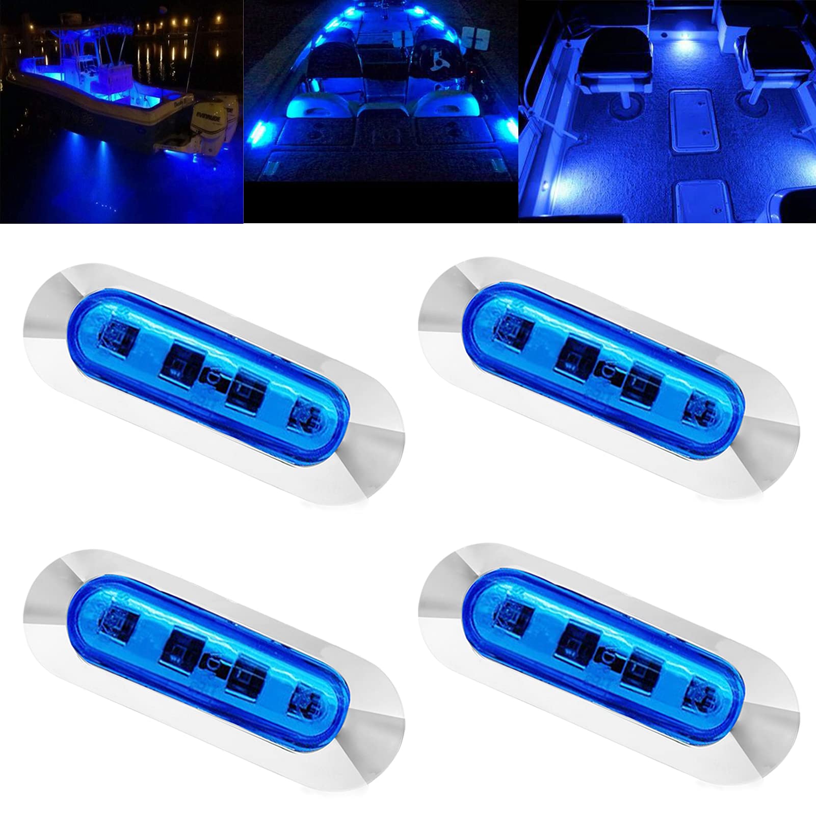 Buy WIMACT Marine Boat Lights, Waterproof Boat Interior Navigation