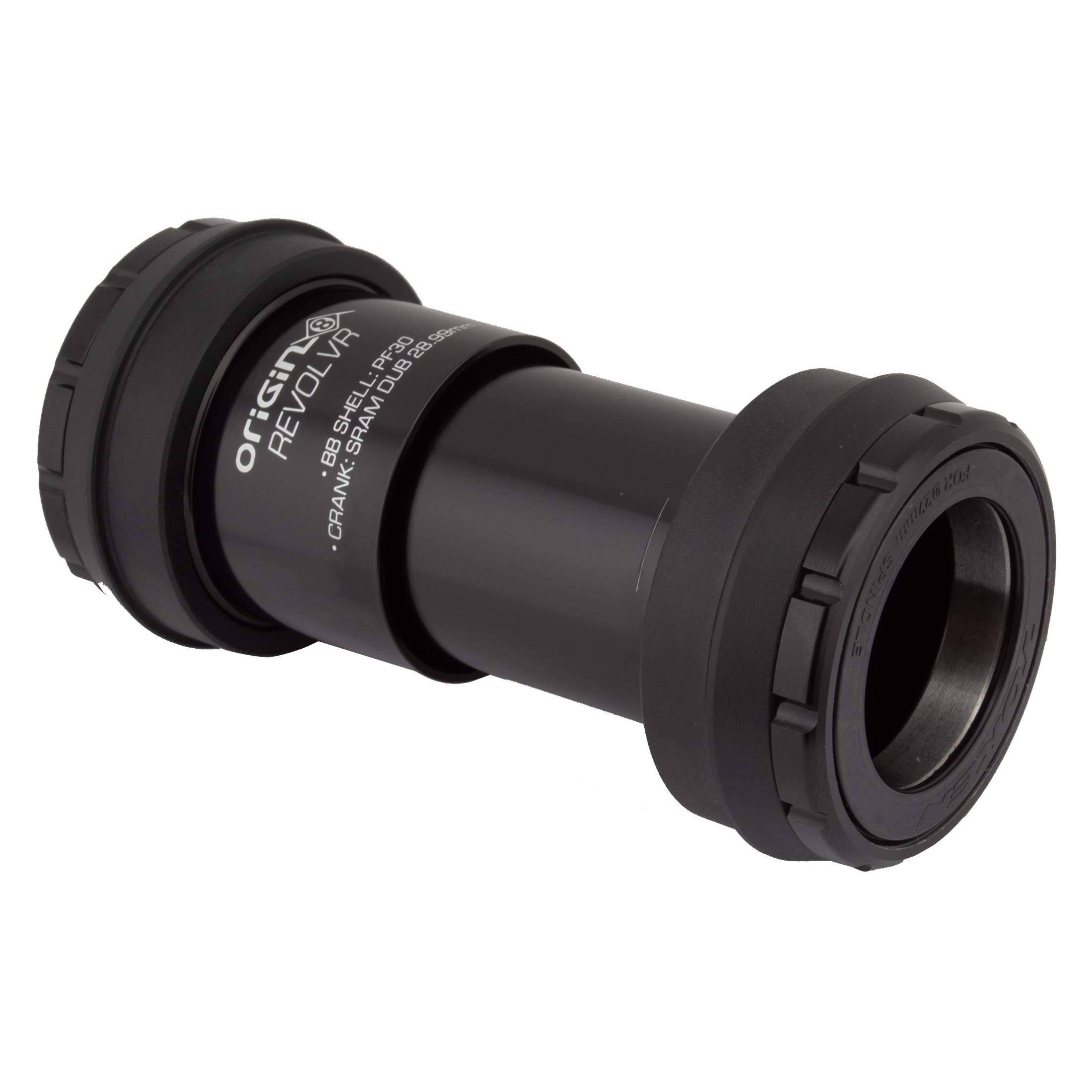 Origin8 Revolvr PF30 Outboard Thread-Together Bottom Bracket, 68/73mm x 46mm, Black