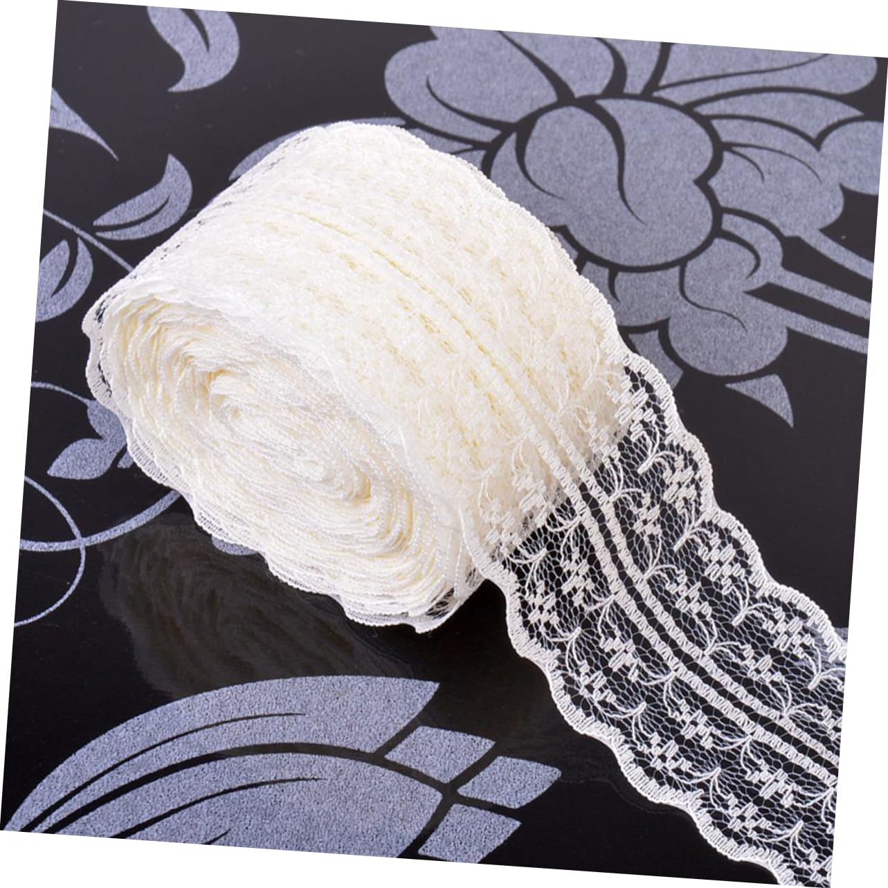 SHINEOFI 18rollos Cinta De Encaje Floral De Ancha Para Decoración De Invitaciones De Boda Manualidades y Costura Variedad De Azulado
