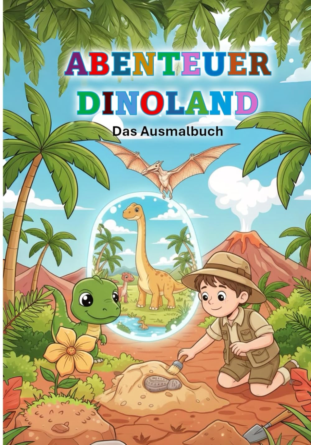 ABENTEUER DINOLAND: Das Ausmalbuch