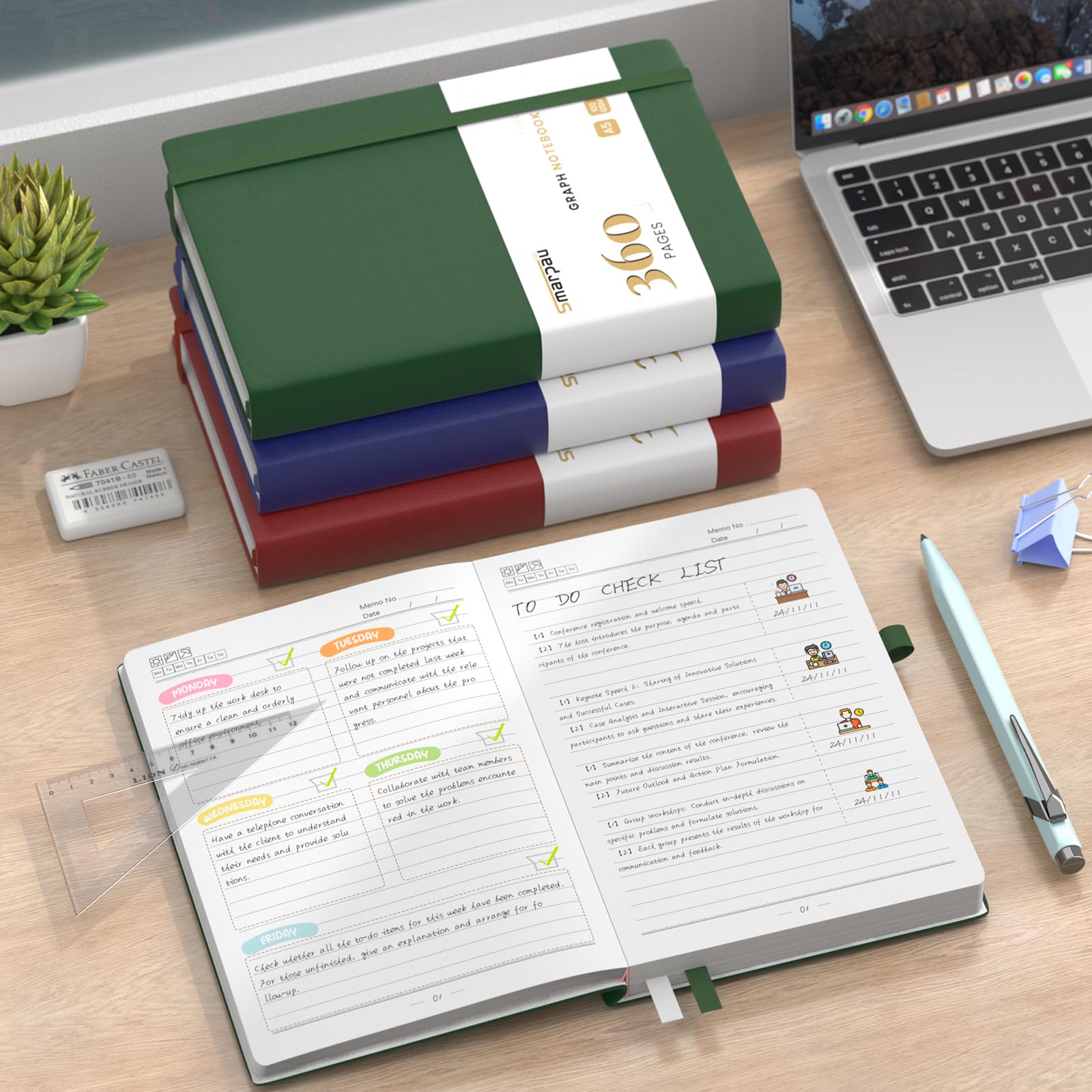 Notitieboek A5 Gelinieerd 360 Pagina's