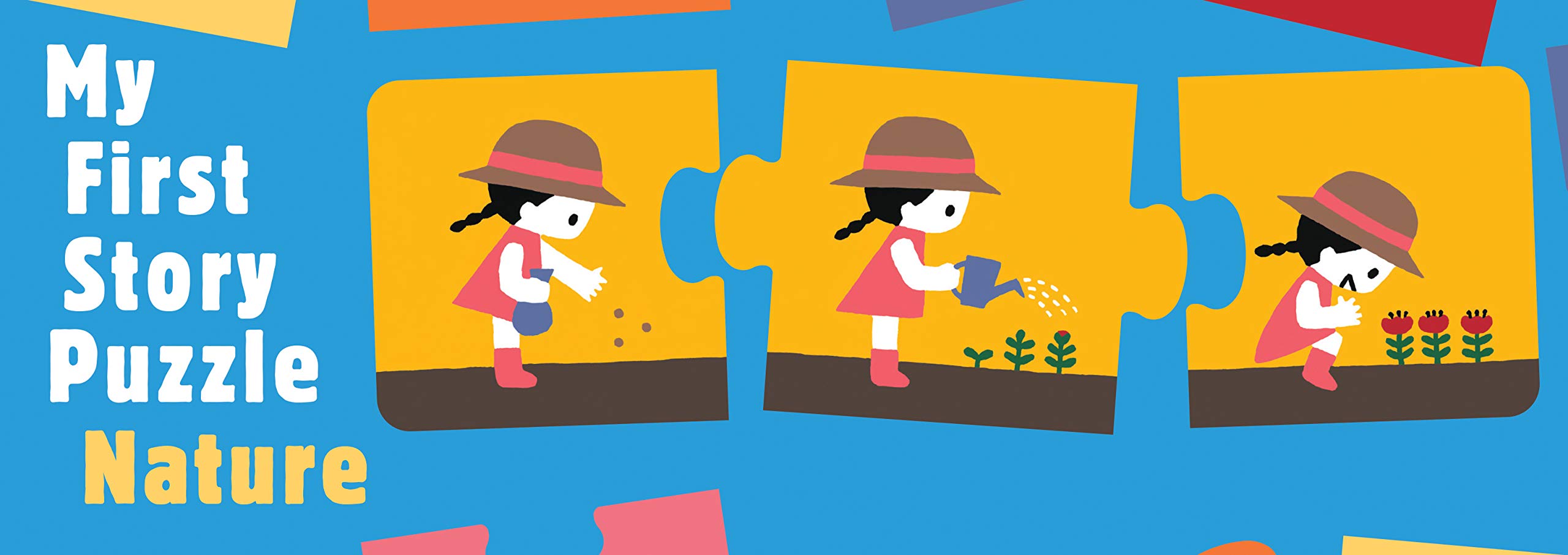 Laurence King My First Story Puzzle: Nature (Set of 5 3-Piece Puzzles for Kids Aged 2+)