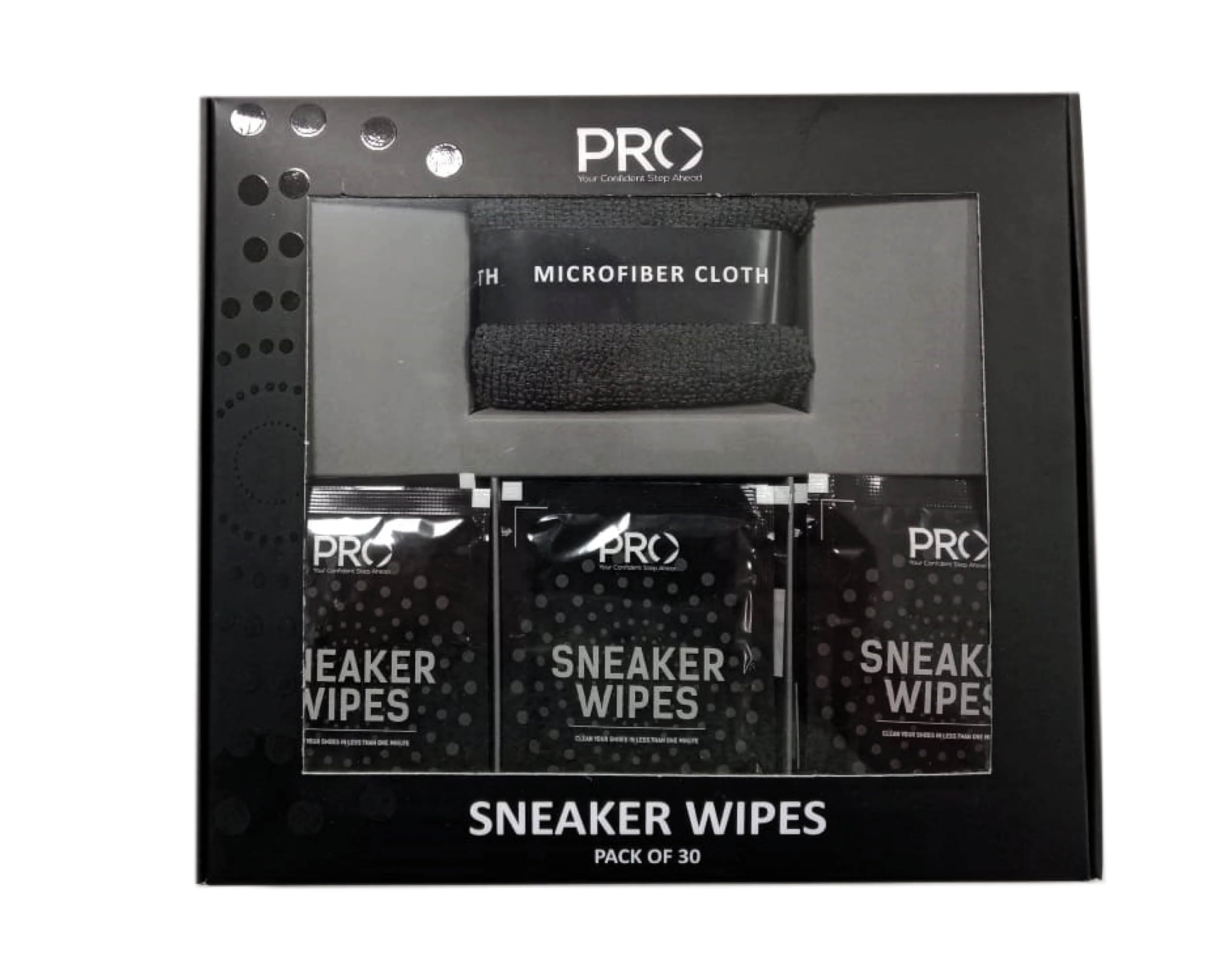 PRO Sneaker Wipes (Pack of 30) | Instant Sneaker Cleaner | Shoe Cleaning Wipes | Quick Dirt & Stain Removal for Sneakers, Sports Shoes, Handbags | Shoe Cleaners (B0CKYNX7XN) Amazon Price History, Amazon Price Tracker