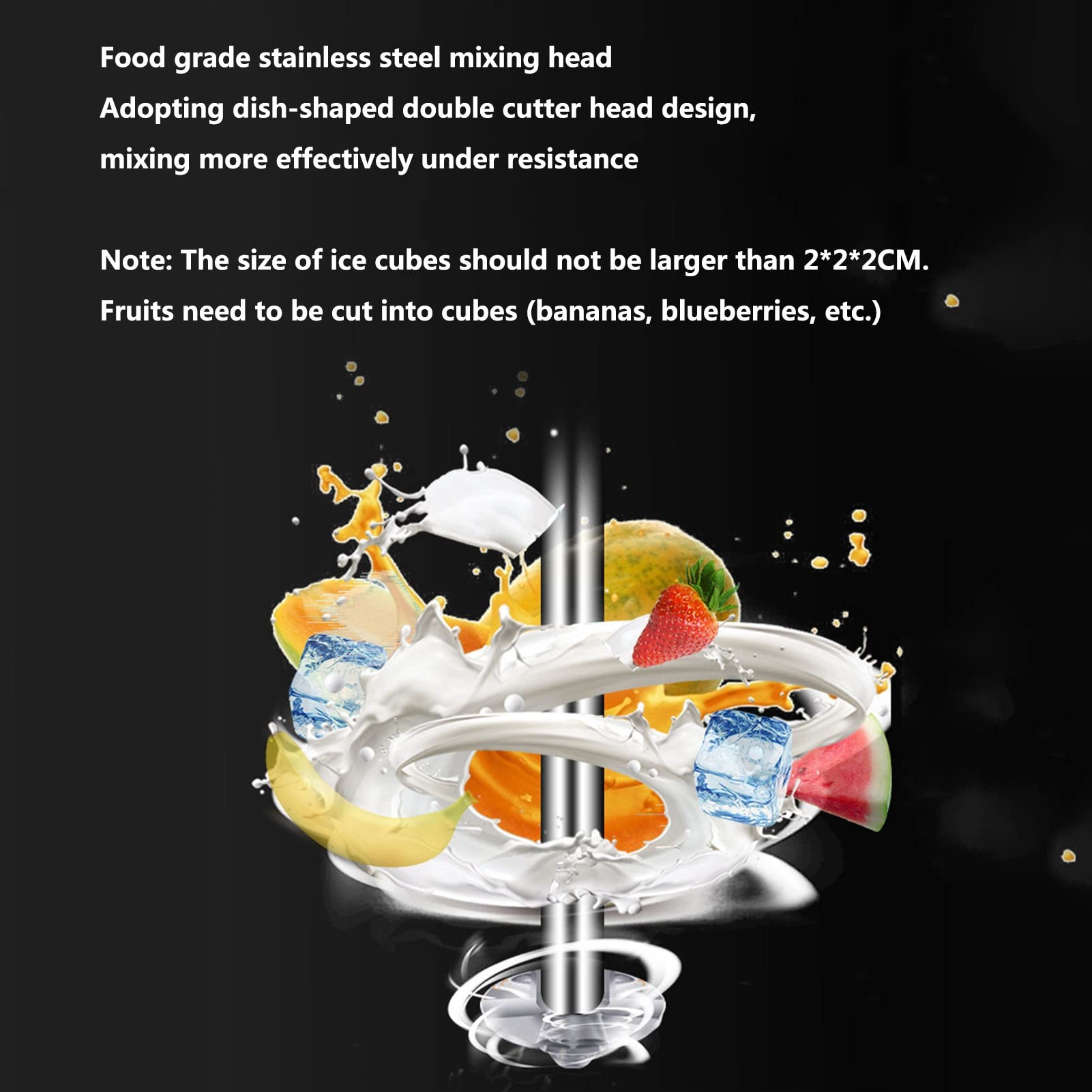 Elektrischer Milchshake -Mixer Shaker Getränkemixer 2 Geschwindigkeiten Milch Frother Kaffeeschaummilchtee Mixer Proteinschüttler Für Cremige Milchshakes Protein Shakes Cocktails Smoothies 27OZ 150W