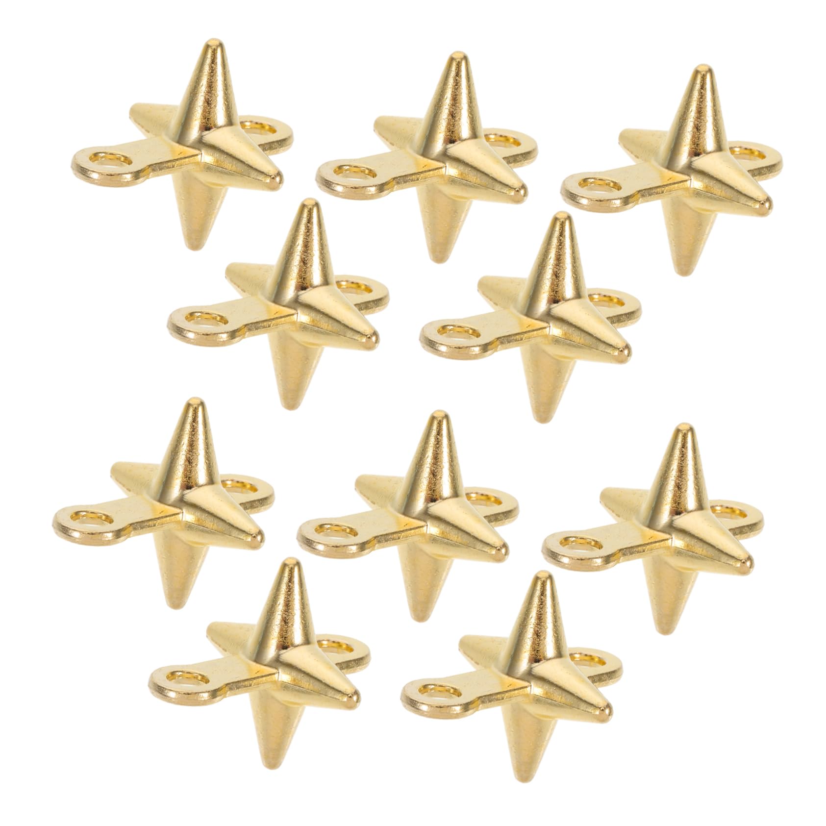 SUPVOX Wind Chime DIY Craft Bells 10pcs Alloy Wind Chime Parts Bells Craft Garden Decor Home Decoration