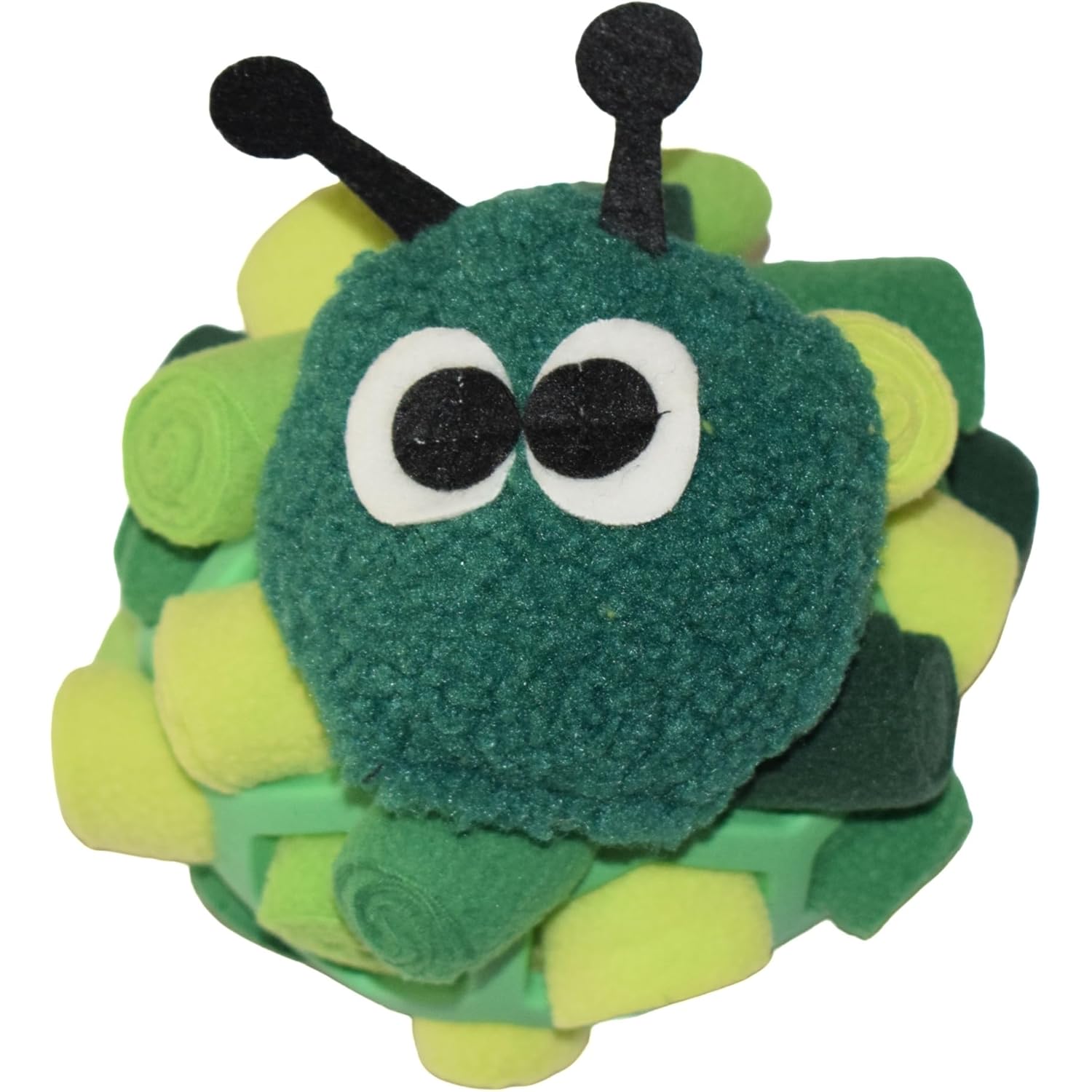 PET-ELF Caterpillar Snuffle Ball for Dogs Interactive Tug Toys Treat Dispensing Puzzles Improve Foraging Skills Slow Feeder Indoor