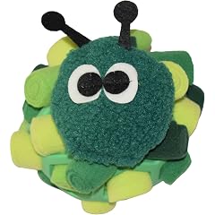 PET-ELF Caterpillar Snuffle Ball for Dogs Interactive Tug Toys Treat Dispensing Puzzles Improve Foraging Skills Slow Feeder Indoor