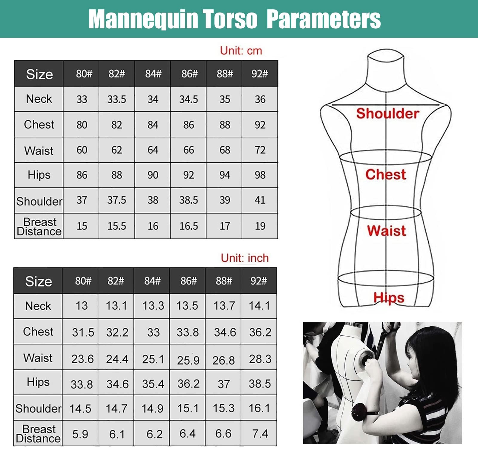 Maniquí femenino de costura con soporte con ruedas, altura ajustable, forma de vestido de maniquí para estudiantes, principiantes, fabricación de prendas de vestir
