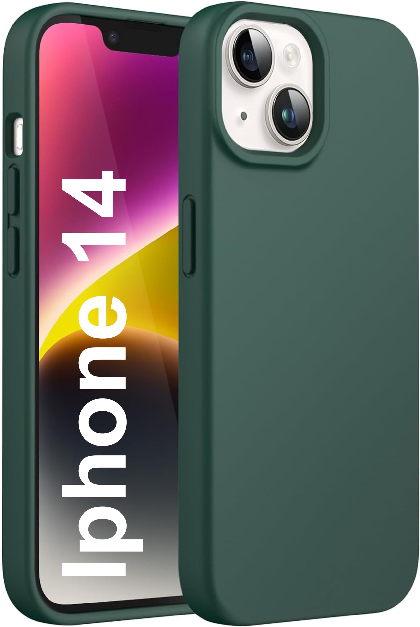 SBMS Silicone Case for iPhone 14 6.1-Inch/iPhone 13 6.1-Inch, Silky-Soft Touch Full-Body Protective Phone Case, Shockproof Cover with Microfiber Lining (Yale Blue) (B0D14XS7D9) Amazon Price History, Amazon Price Tracker