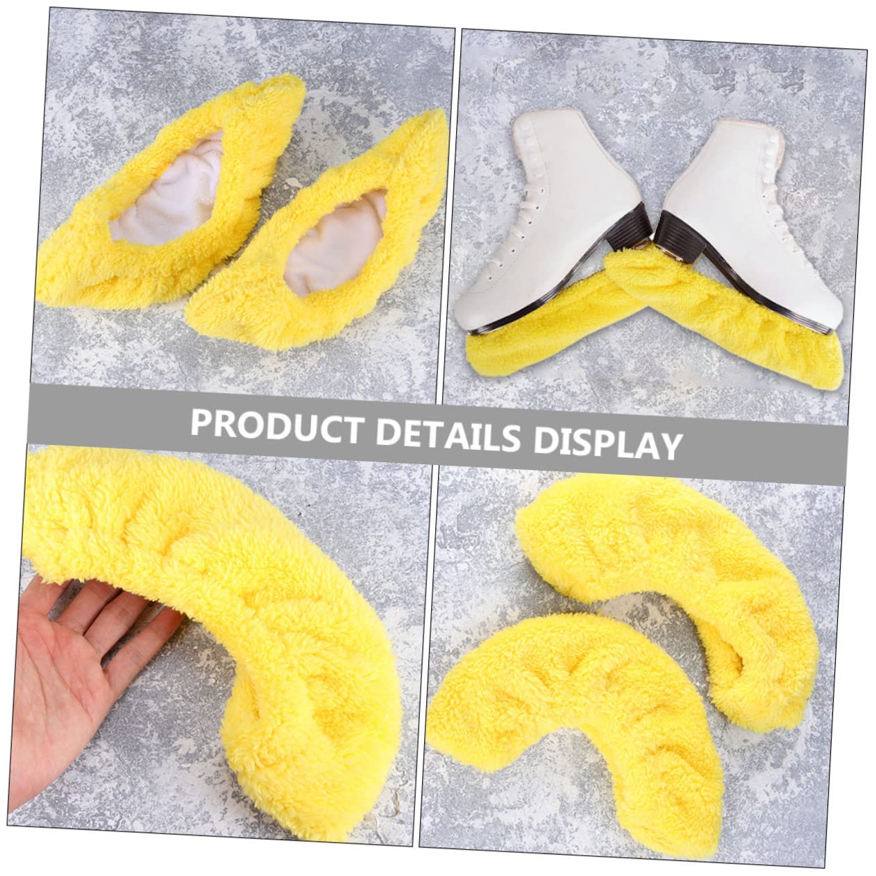 VANZACK 6 Paires De Patins À Glace Protections De Patins pour Enfants Housses De Hockey Durables Housses De Patins pour Enfants Patins À Glace Housses De Lames De Hockey Serviettes en