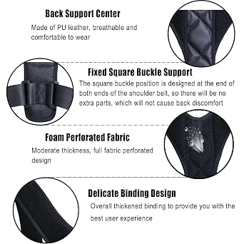 Back Straightener Posture Corrector For Men And Women, shoulder support To Improve Posture, Correcting Poor Posture To Reduce Back And Lumbar Pain