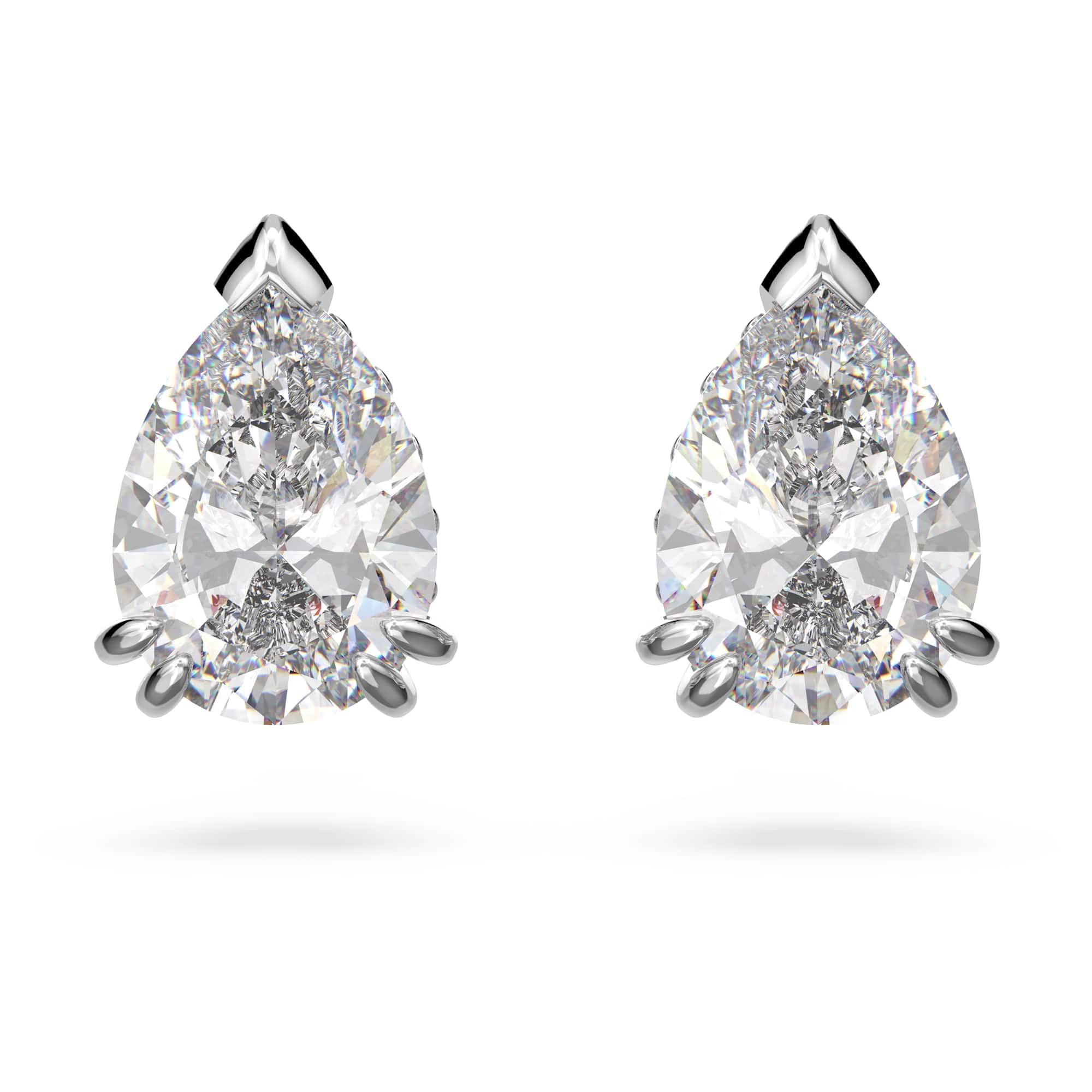 

                                                    Swarovski Stilla Stud Earrings, Pear Cut, Clear Cr