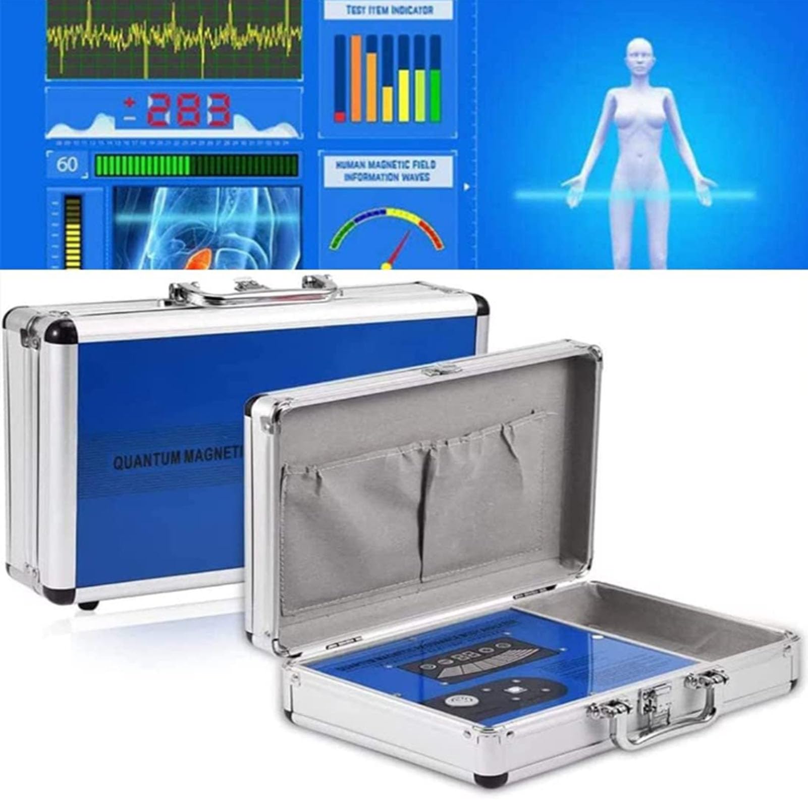 Détecteur de corps de sous-santé via analyseur de résonance magnétique physique
