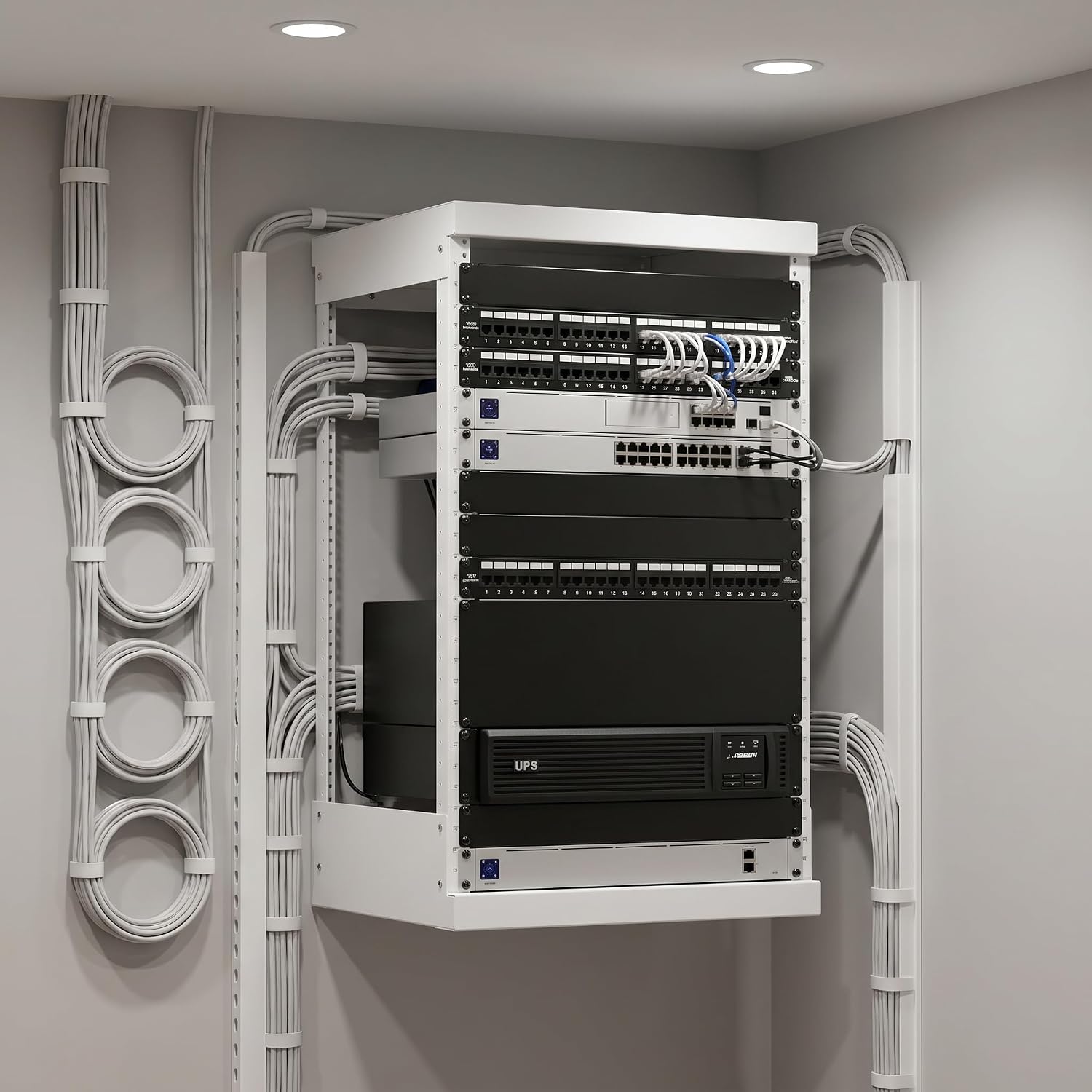 2U Blank Panel, LIYVZ 19 Inch Server Network Blanking Rack Panel 2-Pack image 2