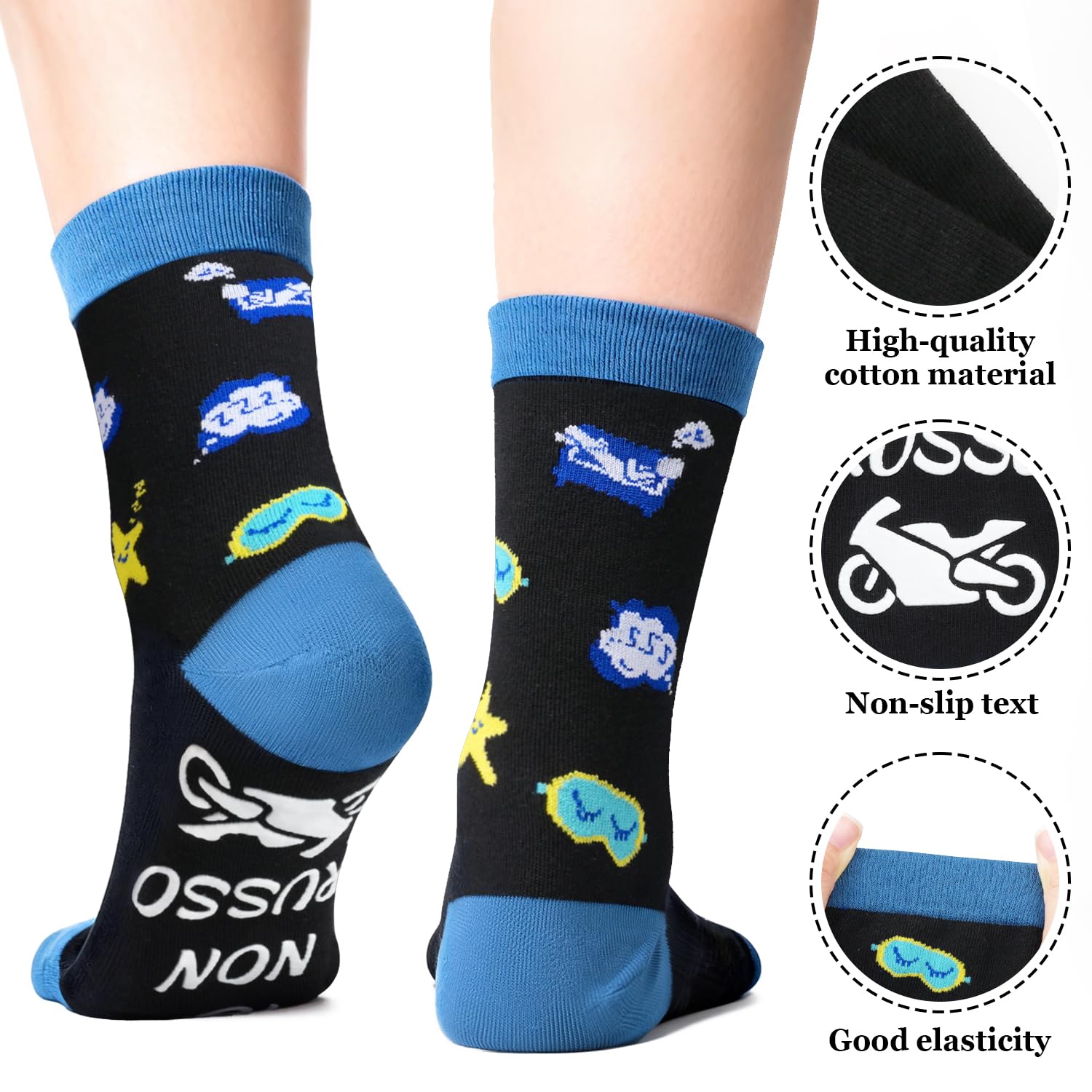 iZoeL Calzini Uomo Donna Calzini Divertenti/Fantasia/Natalizi/Termici/Invernali Se vedi Questo, Portami Del - Regali Natale Capodanno San Valentino per Papà Mamma Marito Moglie Fidanzata Fidanzato