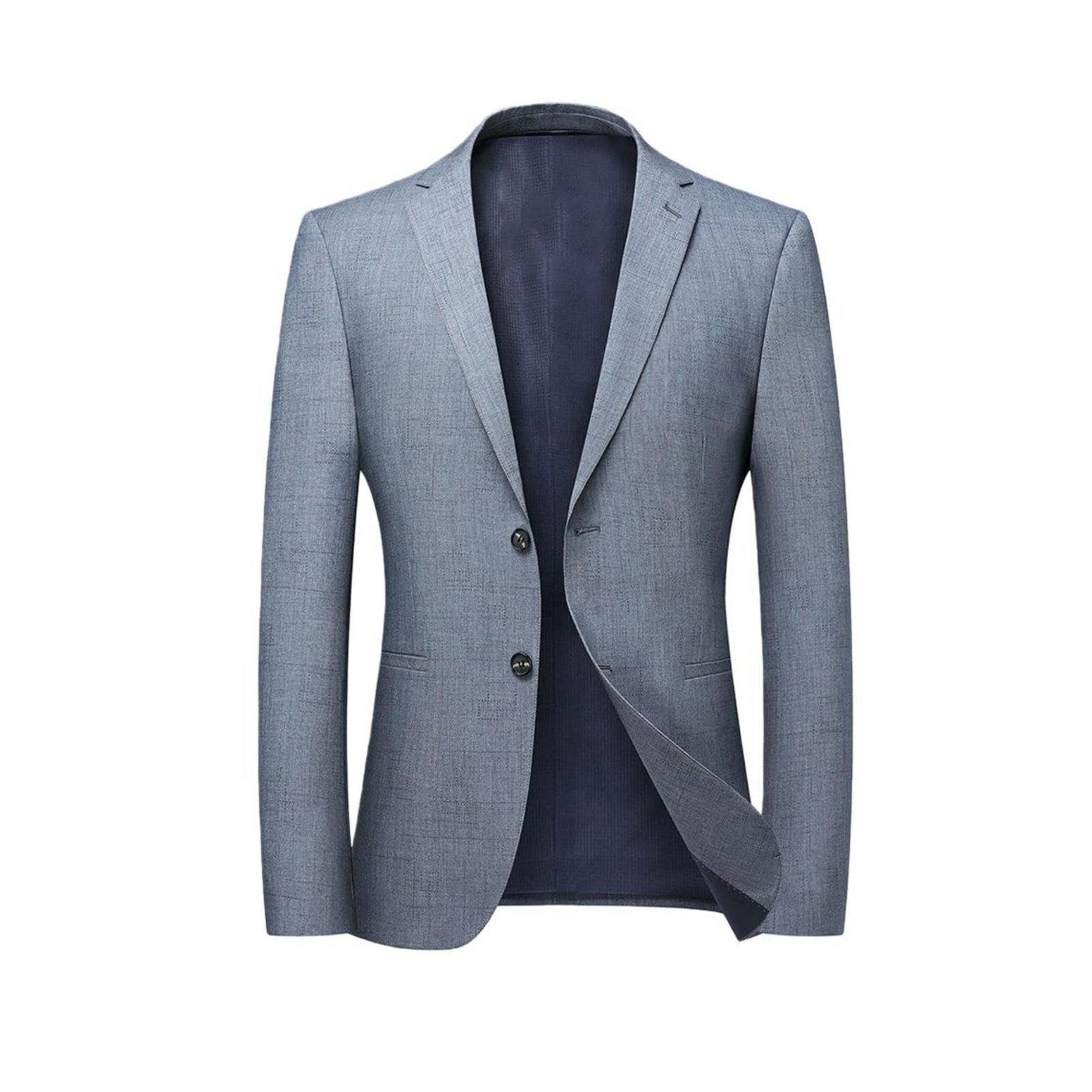 Blazer décontracté pour homme coupe ajustée finitions premium