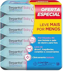Bepantol Baby Lenço Umedecido, 288 unidades, Leve Mais e Pague Menos