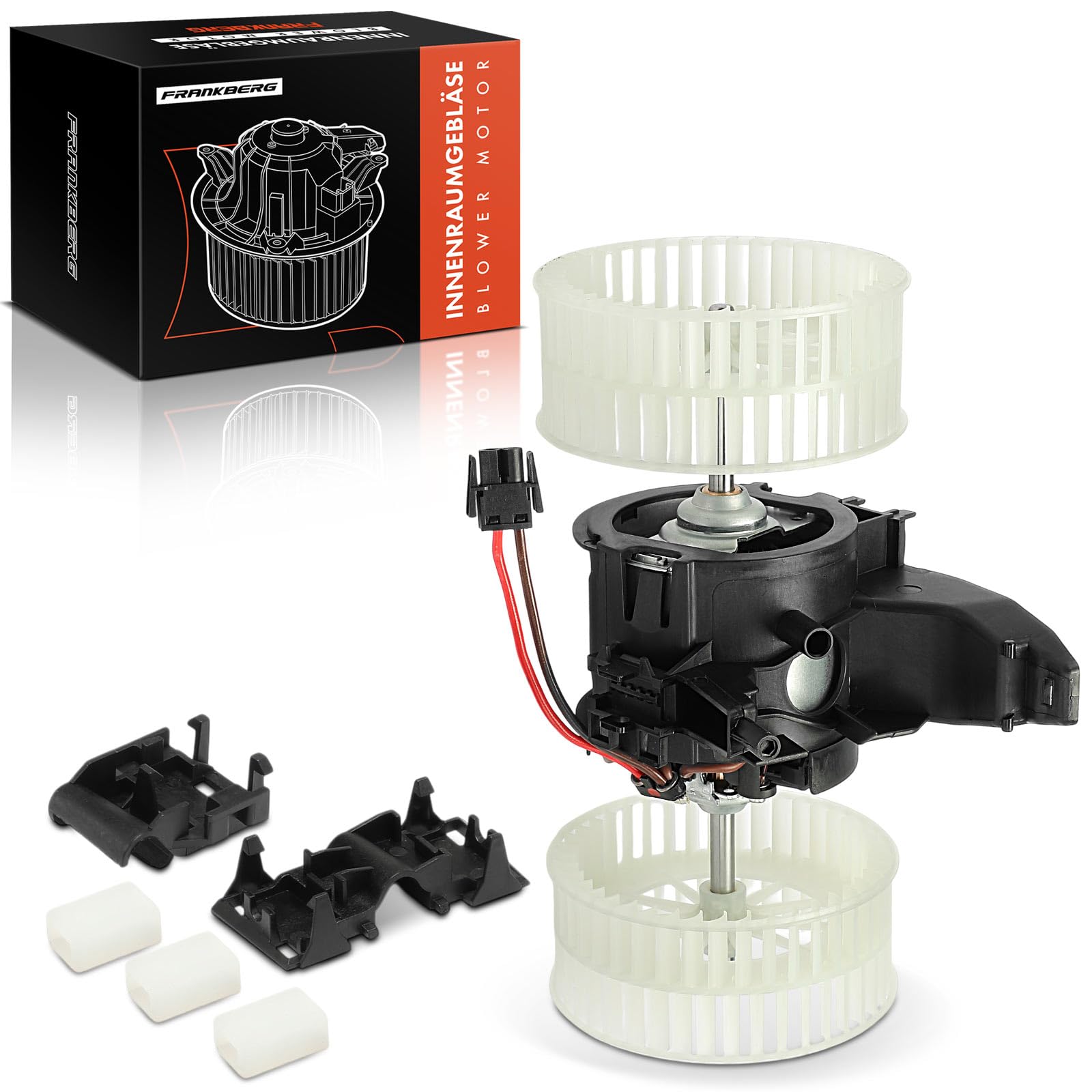 Frankberg Ventilador del calefactor motor del ventilador ventilador | Compatible con: Serie 6 Convertible E64, Serie 6 E63, Serie 5 E60, Serie 5 Touring E61