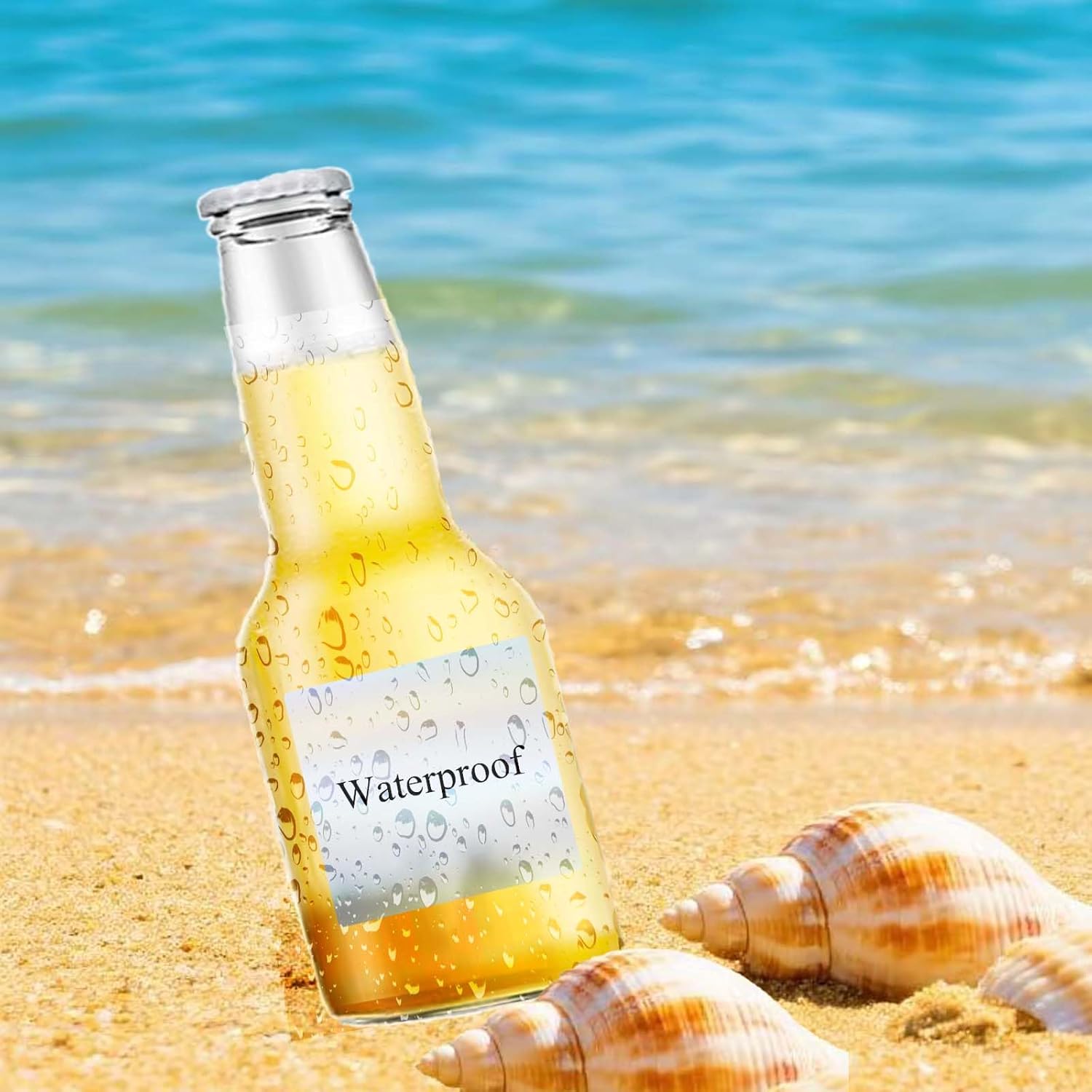 Square Thermal Labels Stickers 2" x 2", Holographic Silver Thermal Stickers Labels Waterproof Printer Decals for QR Code DIY Name Tag 200PCS (Silver) - Image 8