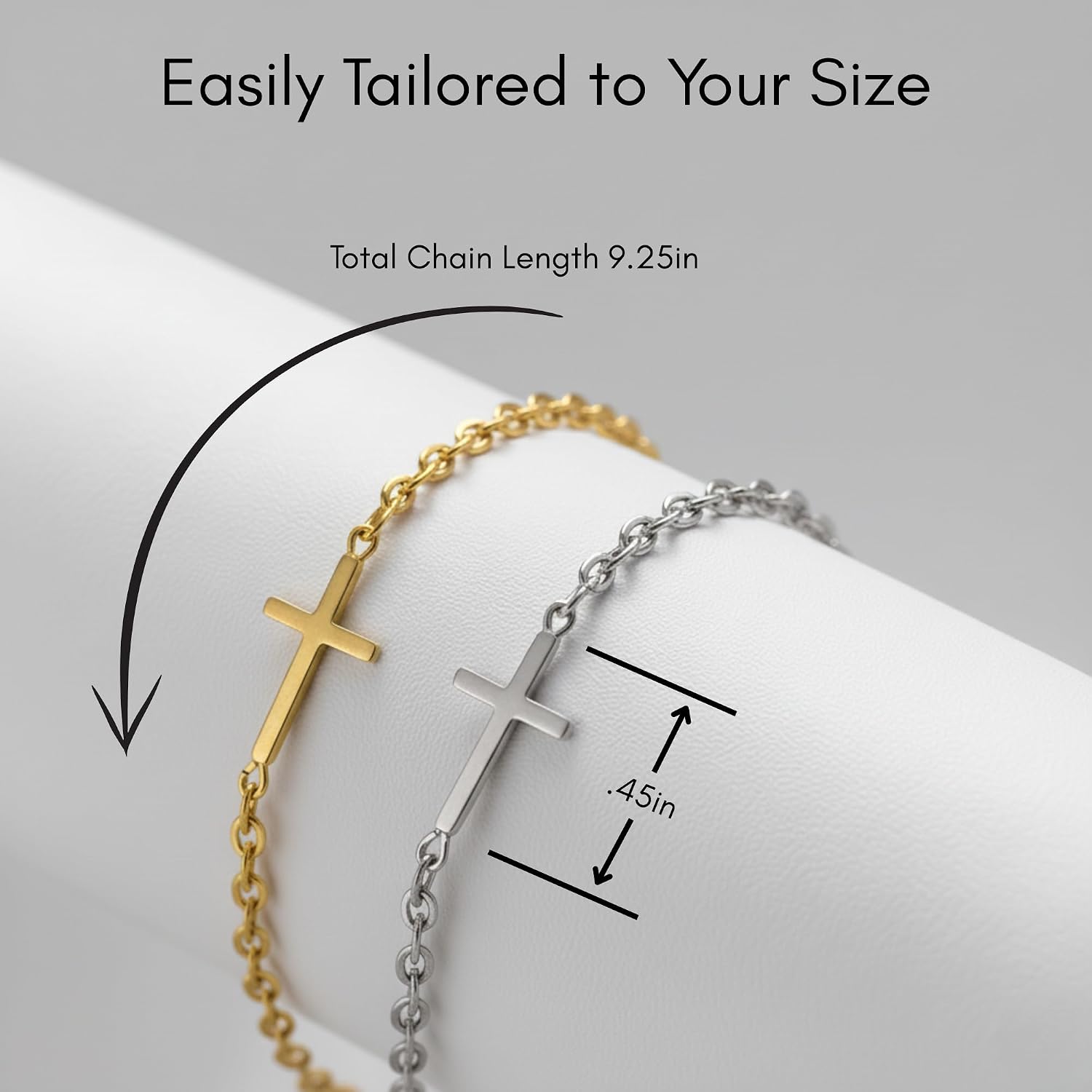 Permanent Bracelet Kit For Couples – Faith Based Bracelet Making Kit - Stainless Steel DIY Friendship Bracelets – Gift for Anniversary, Date Night Activity - His and Her Bracelets
