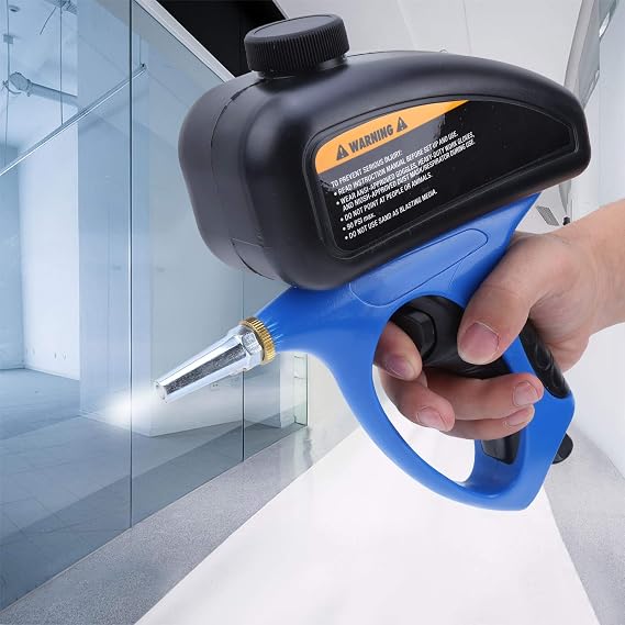 510ml Pneumatic Sand Blaster Gun Hand Held | Quick Connector, Rust Removal, Glass Sandblasting Tool