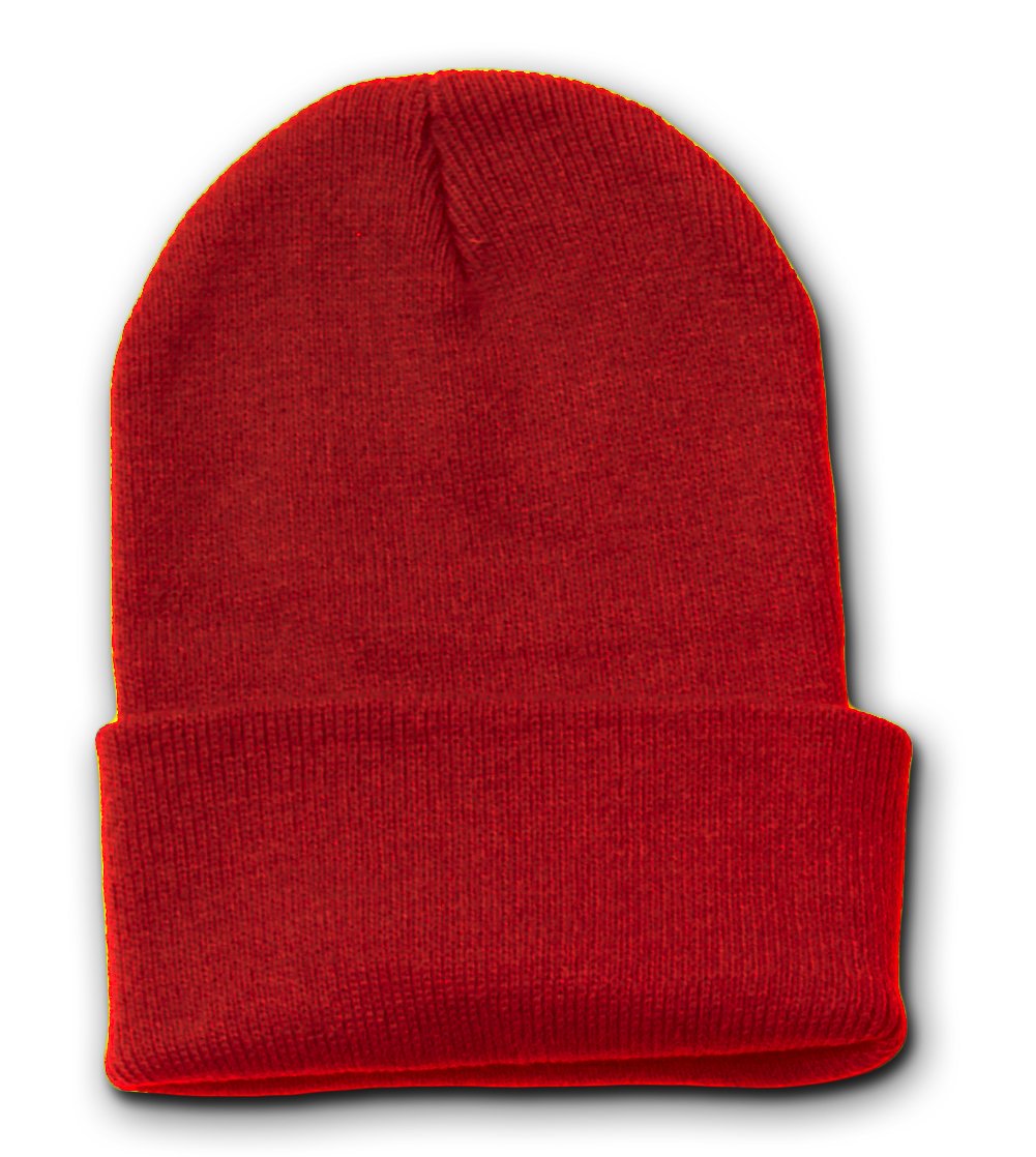 TOP HEADWEARLong Cuff Knit Beanie Cap