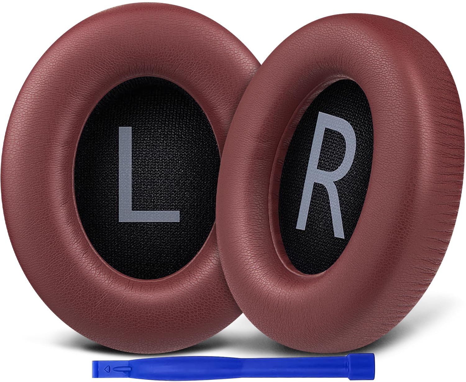 Replacement Earpads for Bose 700 (NC700) Wireless Headphones, Ear Pads Cushions with Softer Protein Leather, High-Density Noise Cancelling Foam, Added Thickness - Burgundy-image-25