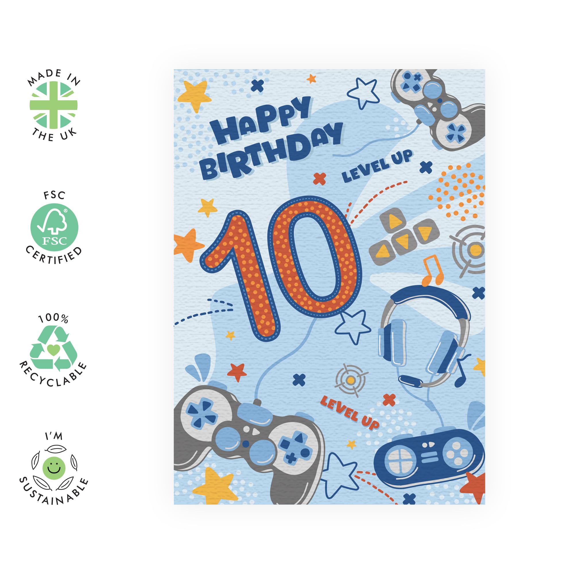 Central 23 Biglietto di compleanno arcobaleno per ragazza di 11 anni – per bambini – Pink Stars Flowers – Regalo per figlia nipote – Undici anni – Viene fornito con adesivi