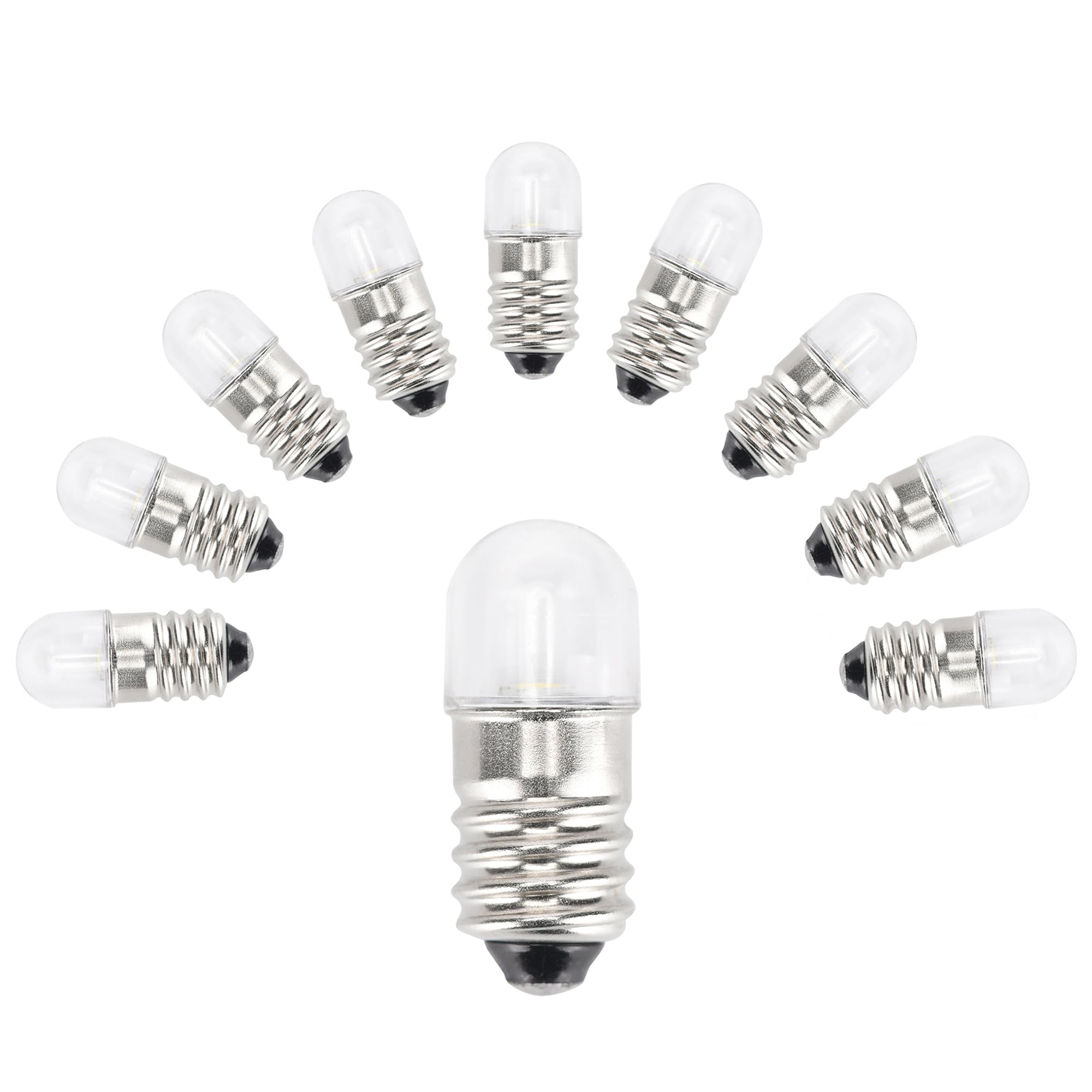 Mini Lampadine 2.2V 0.25A 25 Lampadine Miniature E10 - 2.2V 0.25A, Formato 9x23mm, Per Torce, Modellini, Progetti Elettronici Alimentatore 5 V 10 A - Foto 2