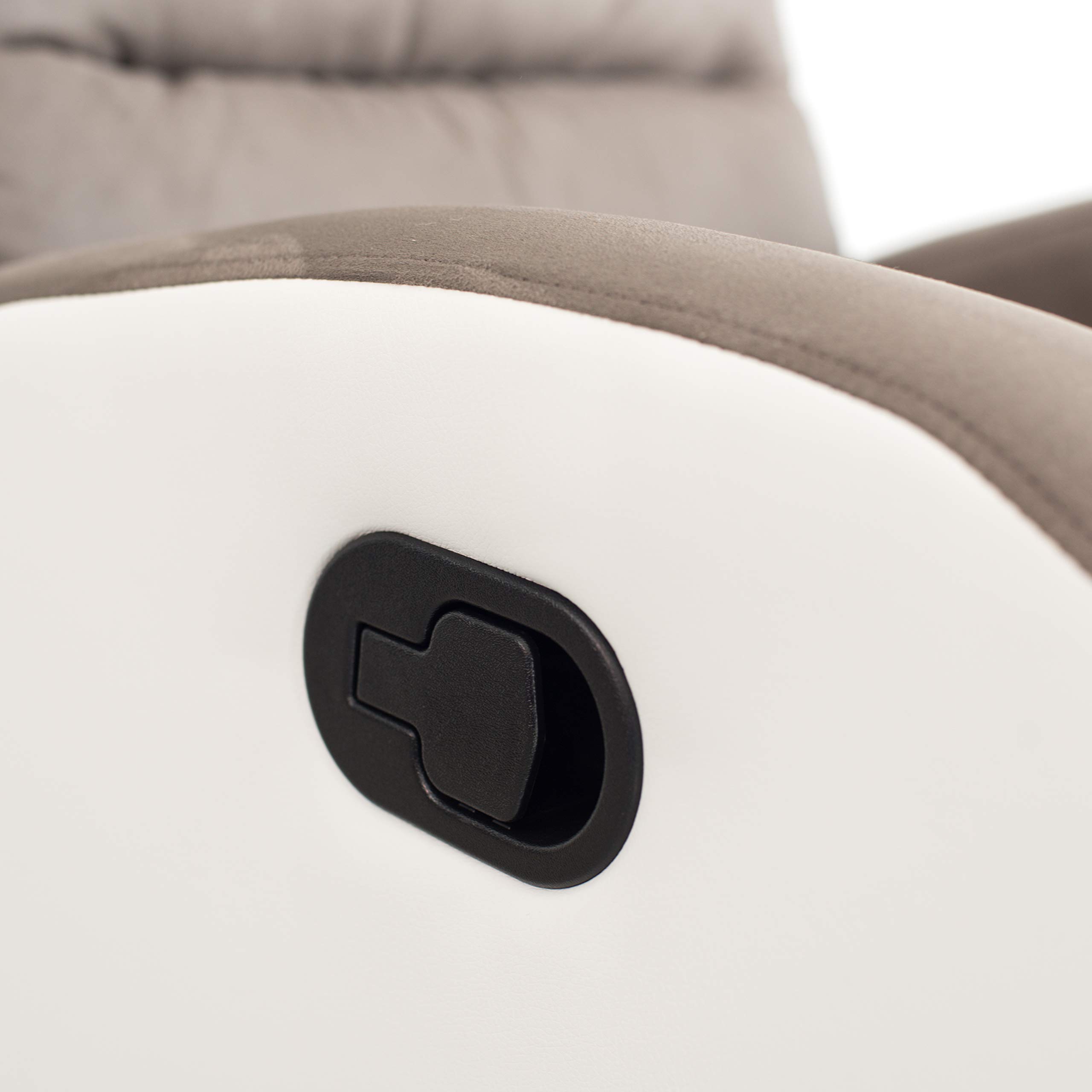 Astan Hogar Sillón Relax con Reclinación Manual, Tapizado en PU Anti-Cuarteo y Microfibra, Modelo Ludwig AH-AR30400BA