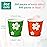 LITOPAK 800 Pack 3 oz Disposable Bathroom Cups, Colorful Small Disposable Paper Cups for Parties, Picnics, Barbecues, Travel and Events