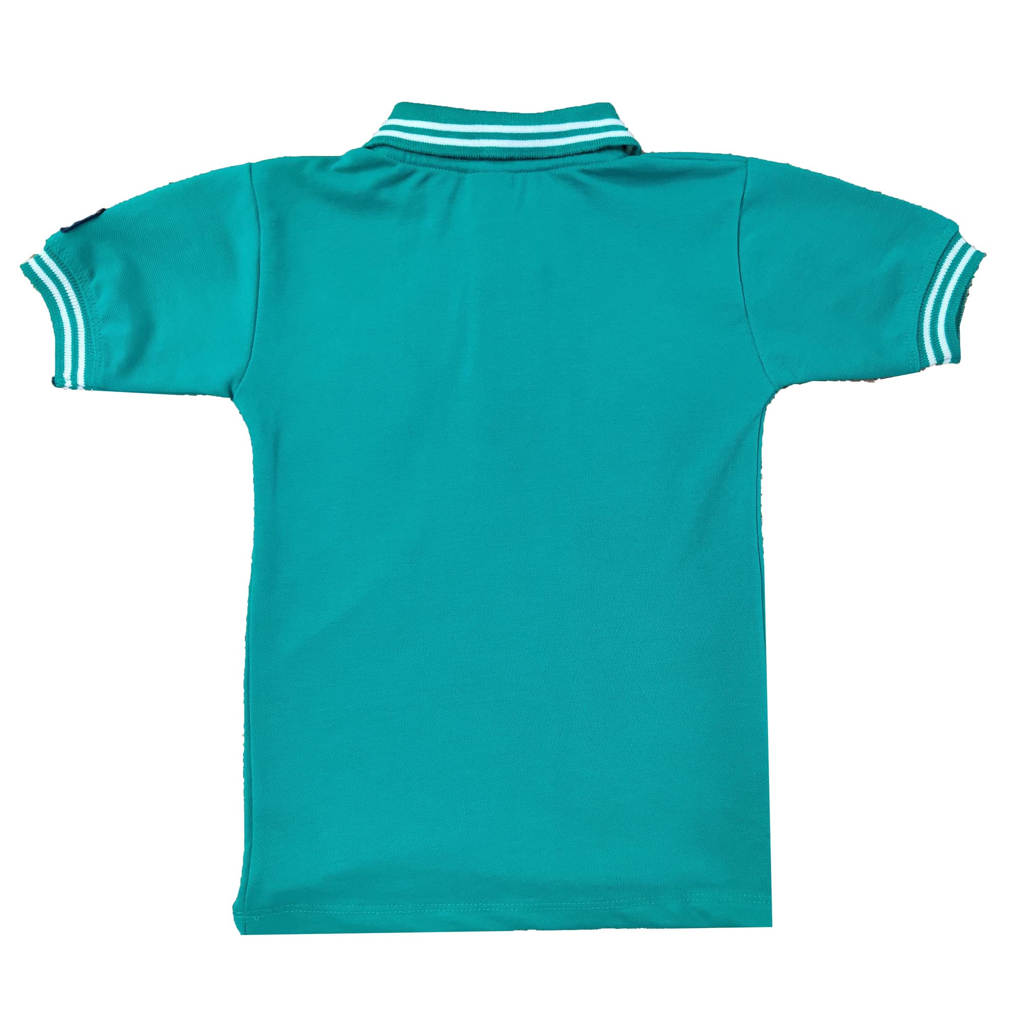 mininest Cotton Polo T- Shirt for Kids/Boys Comfortable Jeant Wear Shirt Casual Look Outfit for Any Function Solid Colors & Design (POLO-GRN-45) Green 2