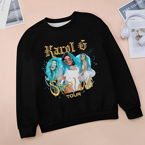 Miniatura 3 de PAPERBAGS Sweatshirt Womens Graphic Crewneck Long Sleeve Sweatshirts Casual Pullover Tops