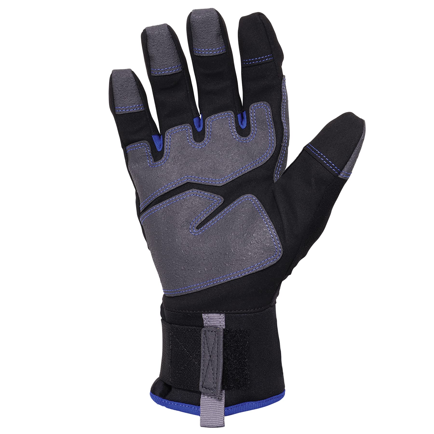 Ergodyne ProFlex 817 Guantes de trabajo térmicos de invierno con palmas reforzadas, color negro, S