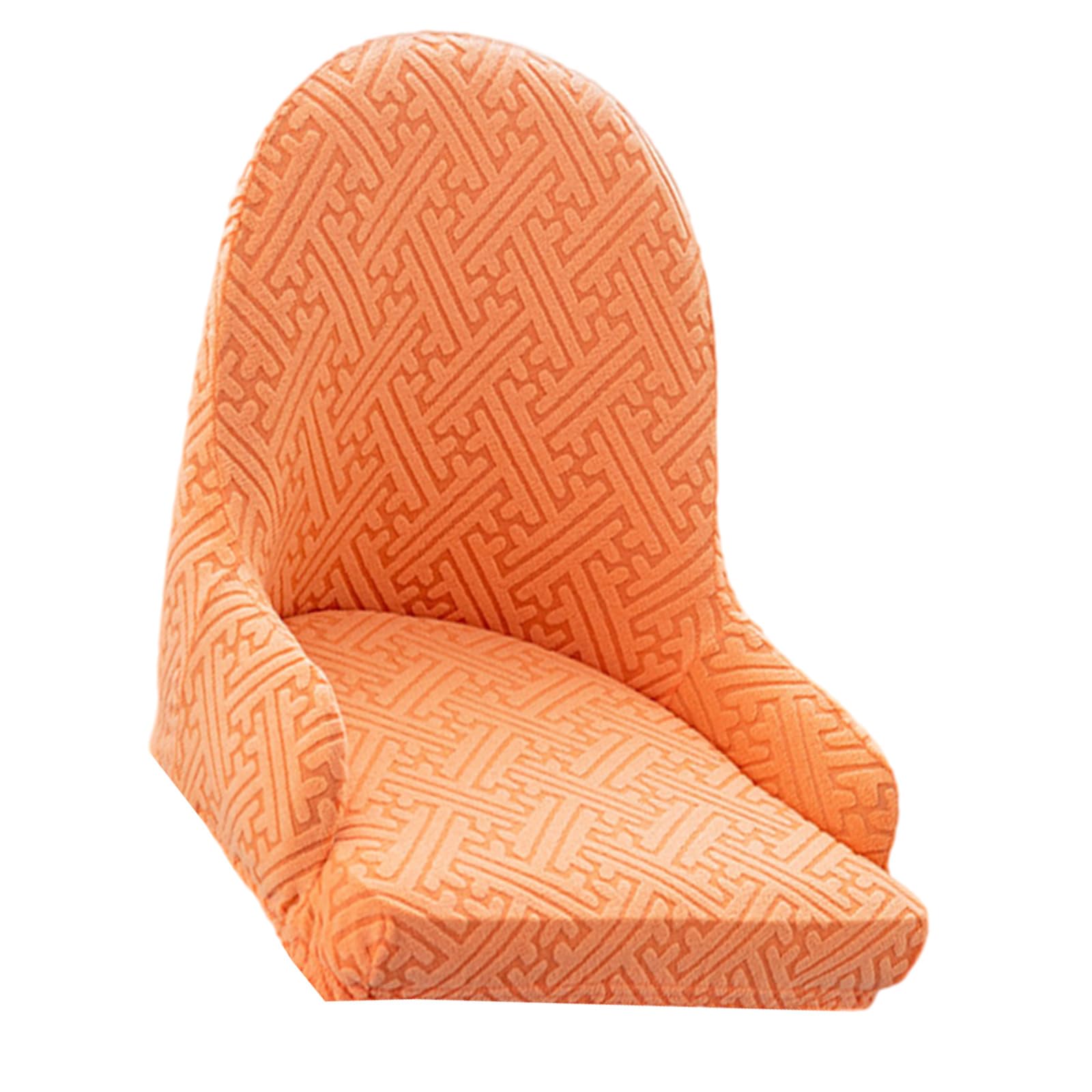 Msioytog Universals Elastic Wingback Chair Cover Polyester Stain Resistant Armchair Slipcover for Home Kitchens Dining Wingback Semicircular Chair Slipcover