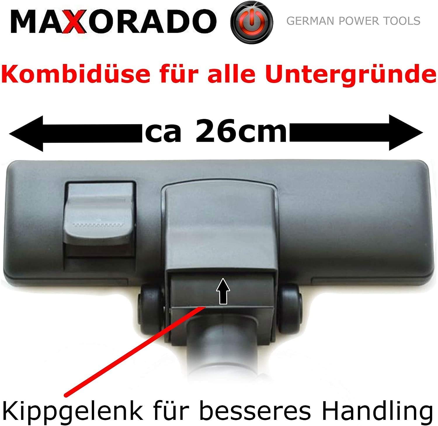 Staubsauger-düse mit Rollen + Rohr + Fussel-Düse + Saupinsel Ersatzteile Set kompatibel mit Miele Electronic S 8310 S8310 8390 S8390 EcoSilence 8340 S8340 S8 Ecoline Parquet XL Lotosweiß