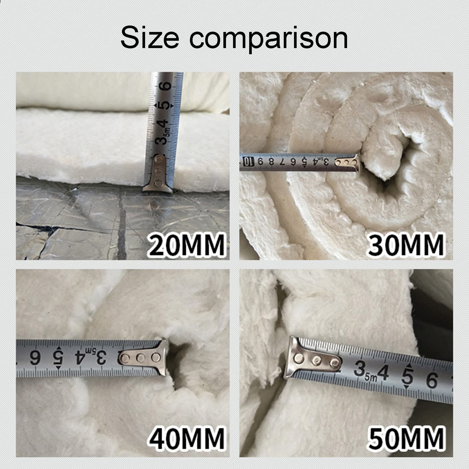 Keramikfaserdecke 1260°C - Feuerfeste Isolierung 10mm