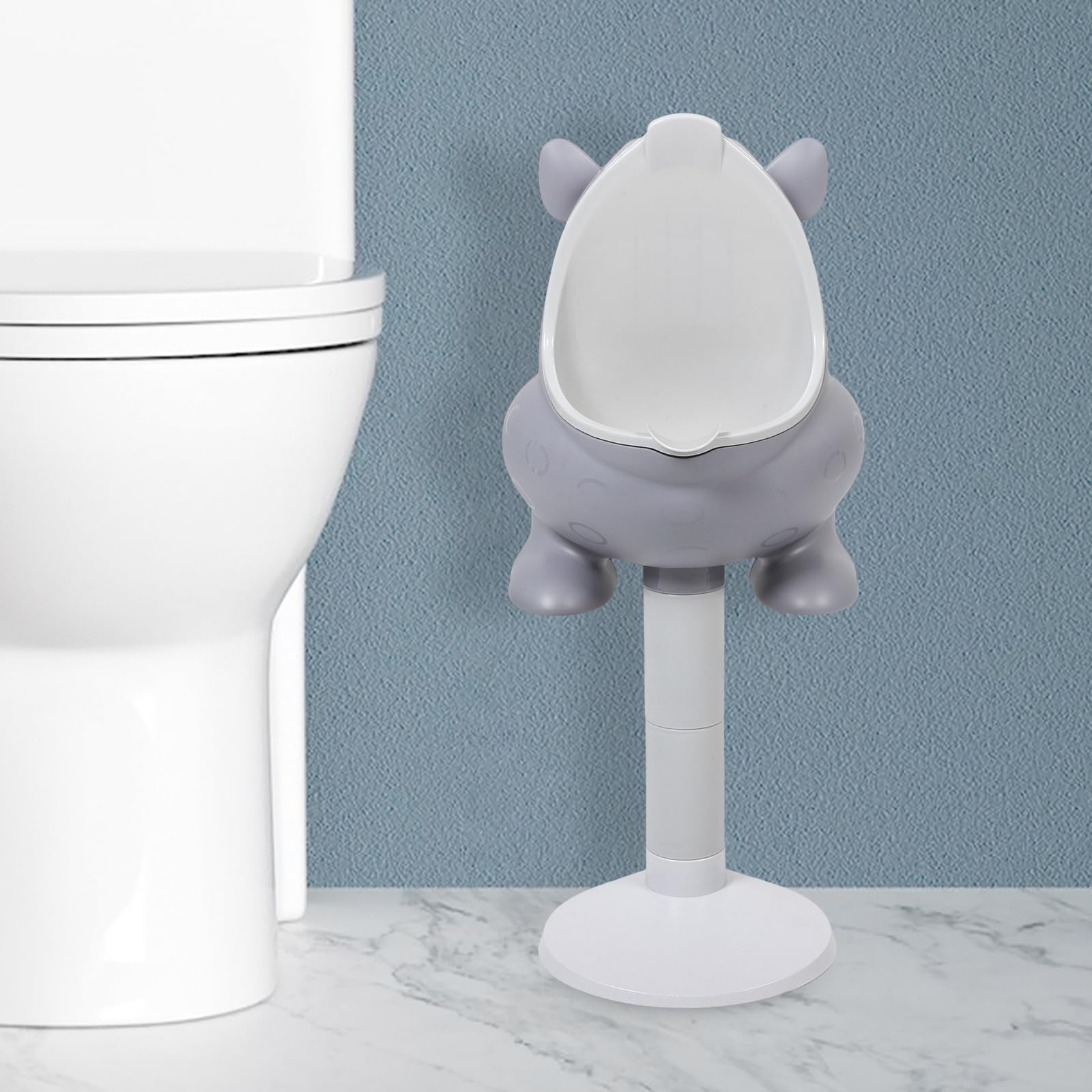 Urinario para Bebés Ajustable en Altura, Montado en Pared, Plástico