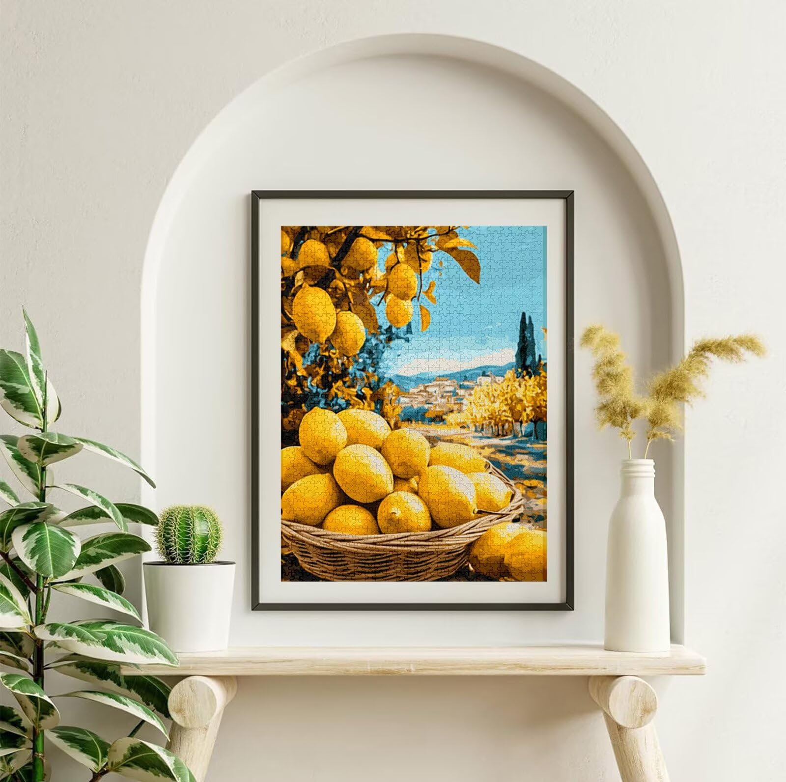 Jesienne puzzle 3000 sztuk, pomarańczowe puzzle 3000 sztuk dla dorosłych i nastolatków, drewniane puzzle z wykwintnym opakowaniem, rodzinne gry edukacyjne, prezenty świąteczne do domu H-6069