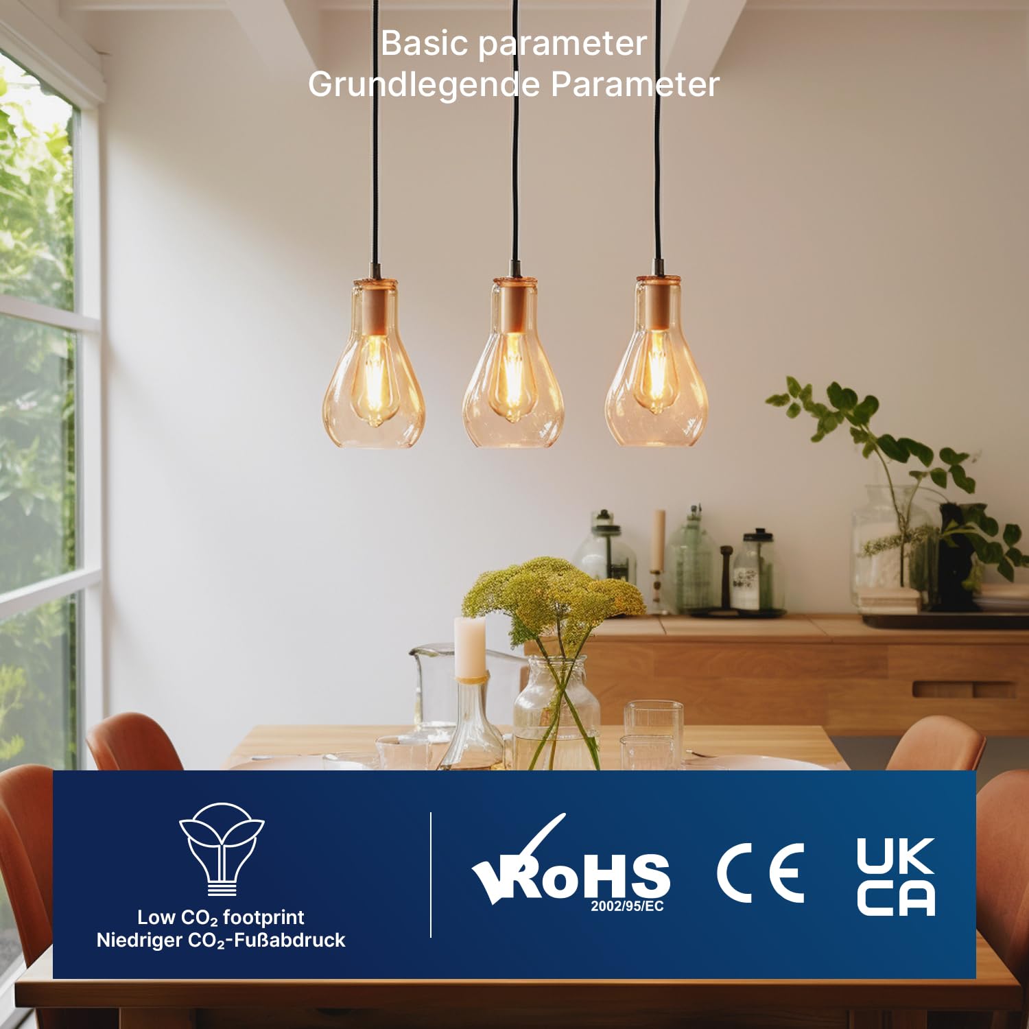 FLSNT Dimmerabile Vintage LED Lampadine Edison E27, ST64 Retro LED filamento Lampen, 7W (equivalenti a 60W), Bianco caldo 2700K, 700 Lumen, Vetro Ambrato, Confezione da 6