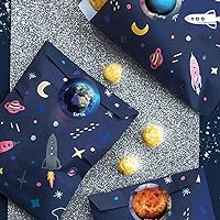 Vista 5 de 600 calcomanías del sistema solar planetario para niños de 1.5 pulgadas, calcomanías redondas del espacio para niños y niñas, sistema solar, regalos