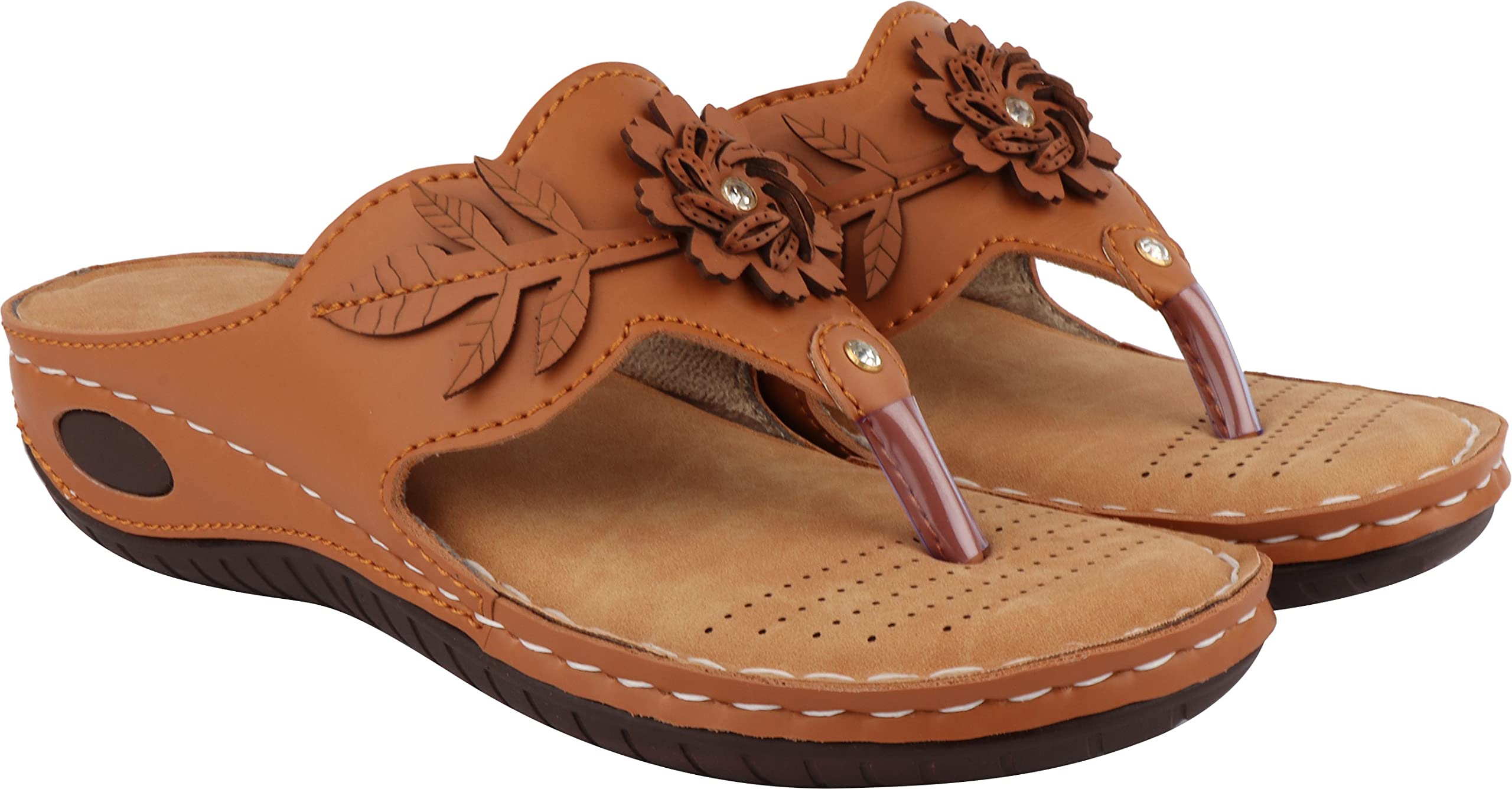 Shoetopia Womens Tan Stylish Trending Flats-EU41 (B09MN6TH3C) Amazon Price History, Amazon Price Tracker