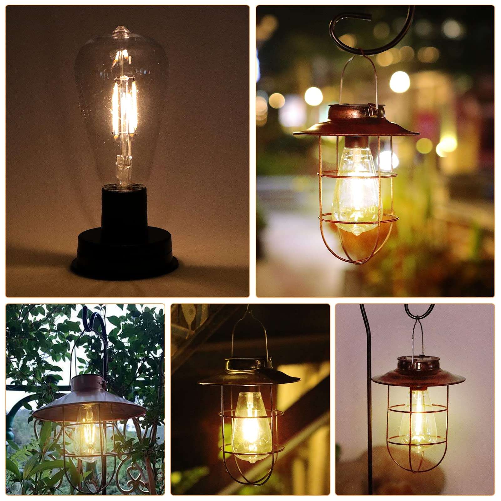 Amazon.co.jp: YUNJACKEYDZ ソーラーライト交換用トップ 電球付き 屋外