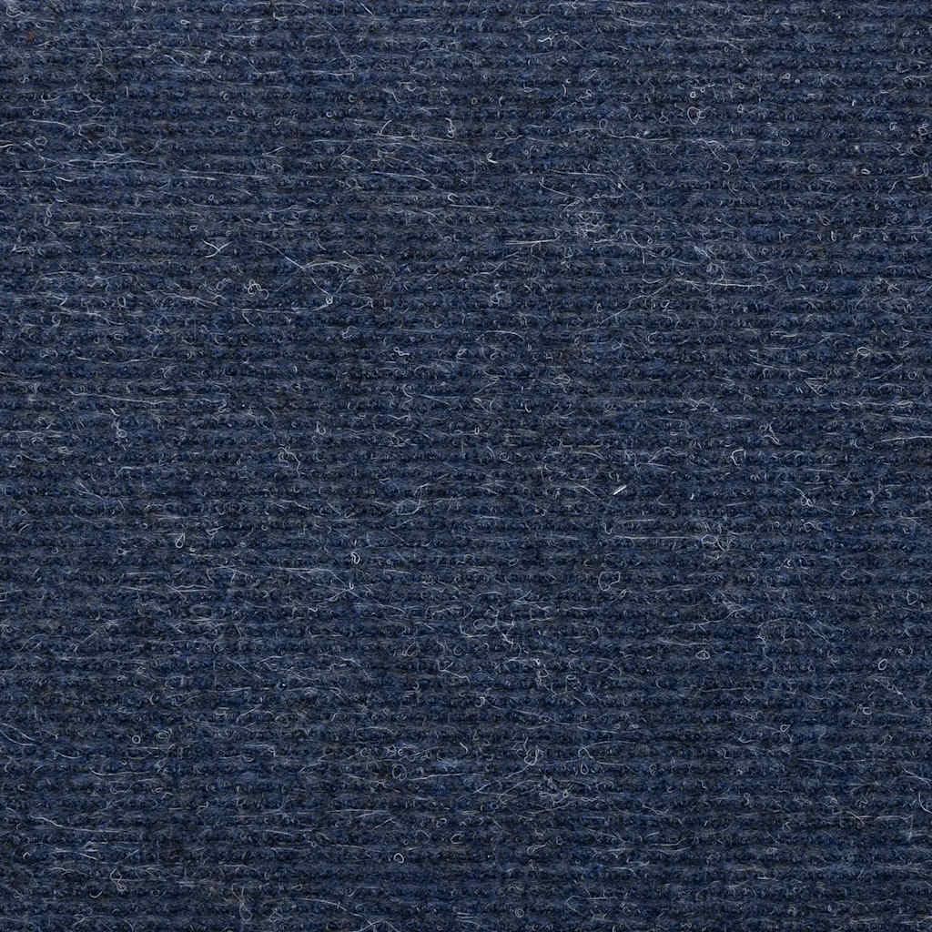 Alfombrillas autoadhesivas para escalones de fieltro punzonado, 15 unidades, 56 x 17 x 3 cm, color azul, antideslizantes, para escaleras de madera con tiras adhesivas, protección contra