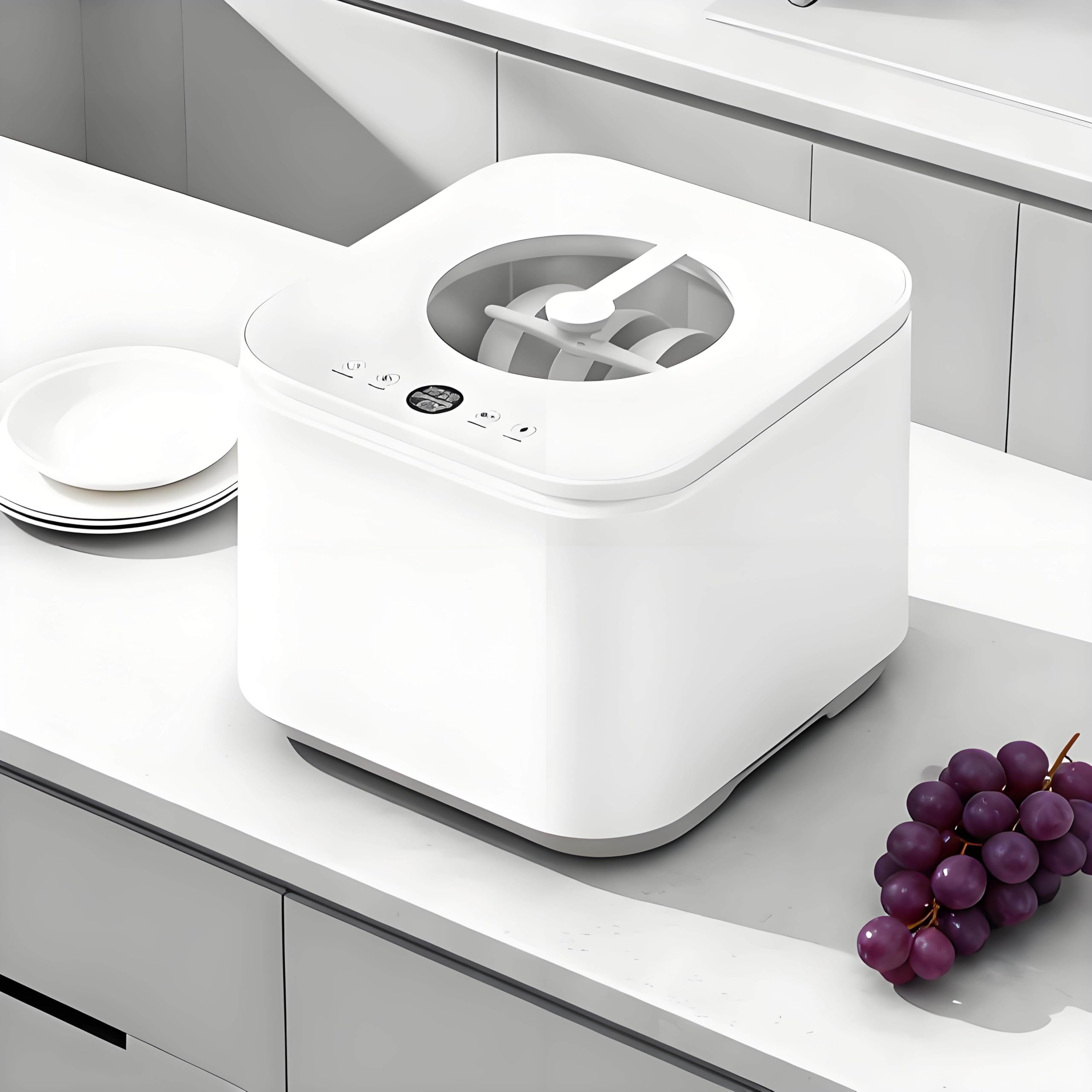 Lave-vaisselle de comptoir portable pour laver sans installation ni tuyaux