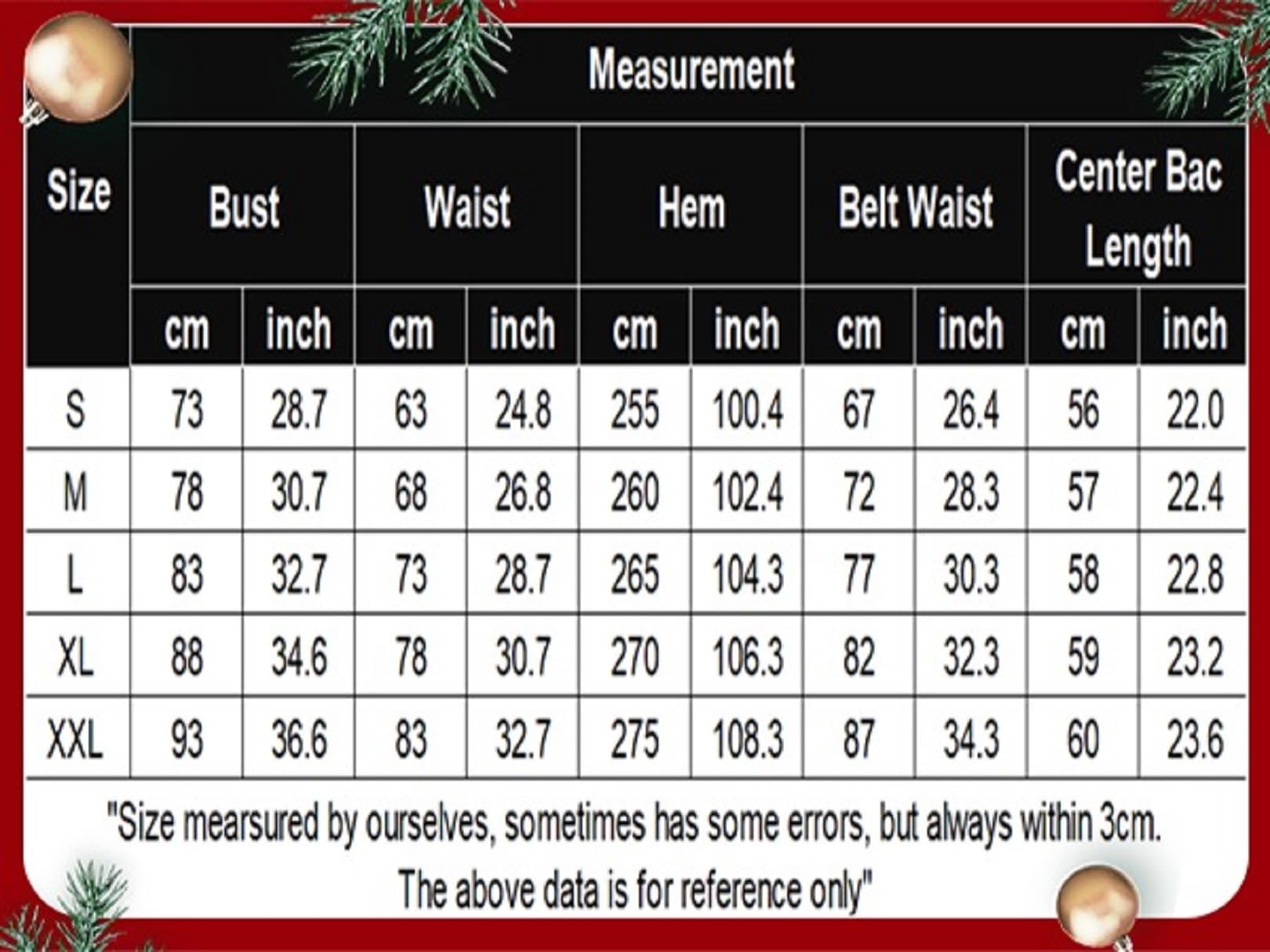Avidlove Costume di Natale da Donna Lingerie Sexy Babydoll di Babbo Natale Vestito Teddy Pigiama Abito Abiti