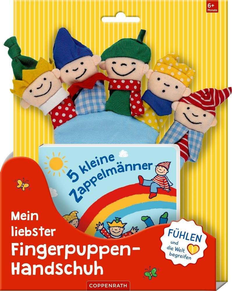 Mein liebster Fingerpuppen-Handschuh: 5 kleine Zappelmänner: Geschenkset Buch plus Handschuh (Fühlen und die Welt begreifen) : Taddicken, Maike Bücher