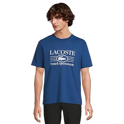 Lacoste Classic Fit Cotton Print T shirt Men