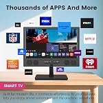 Othoig 14 Petits malins de pouce TV HD 720P LED, Écran plat compact intelligent TV avec haut-parleurs intégrés, numérique ATSC Tuner,HDMI/USB/AV Entrées,Petite télévision intelligente pour la cuisine,Chambre,RV,Camping